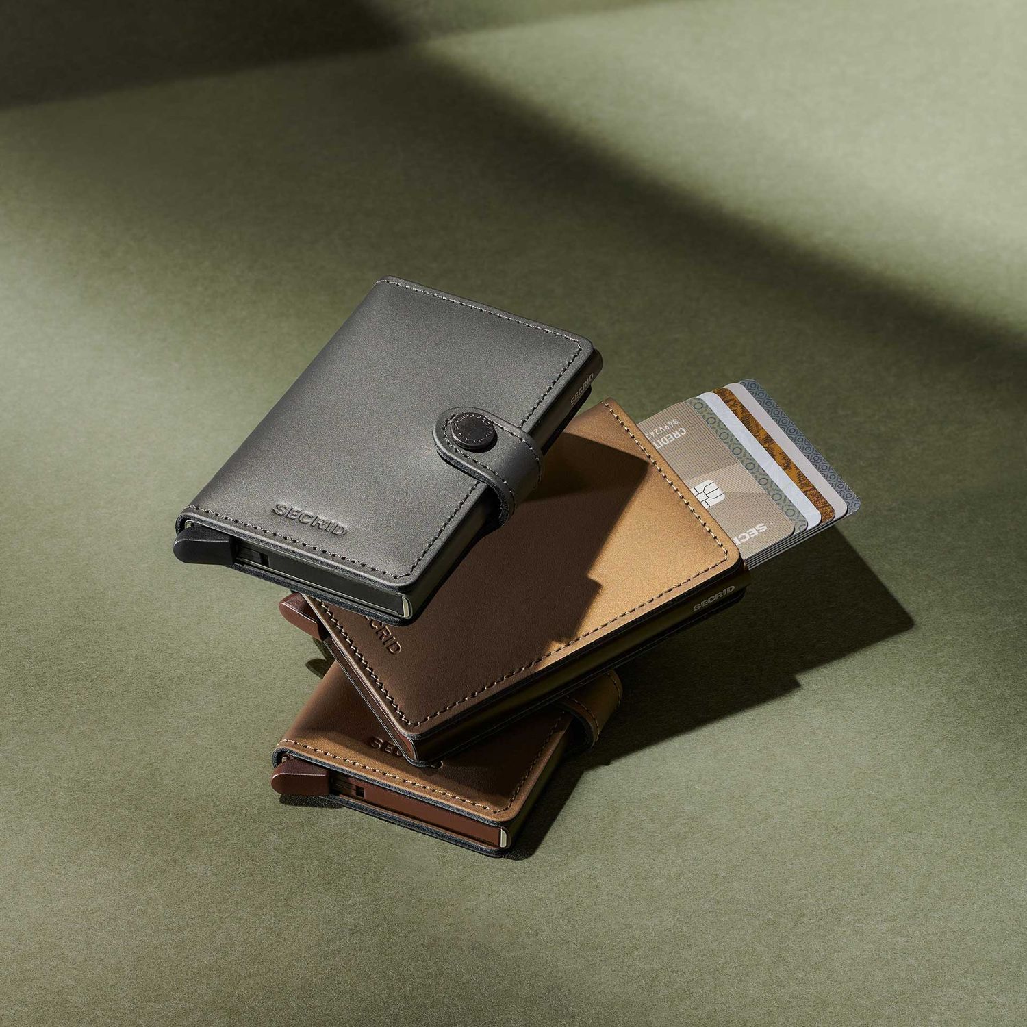 Secrid - Slimwallet Matte grau & lime