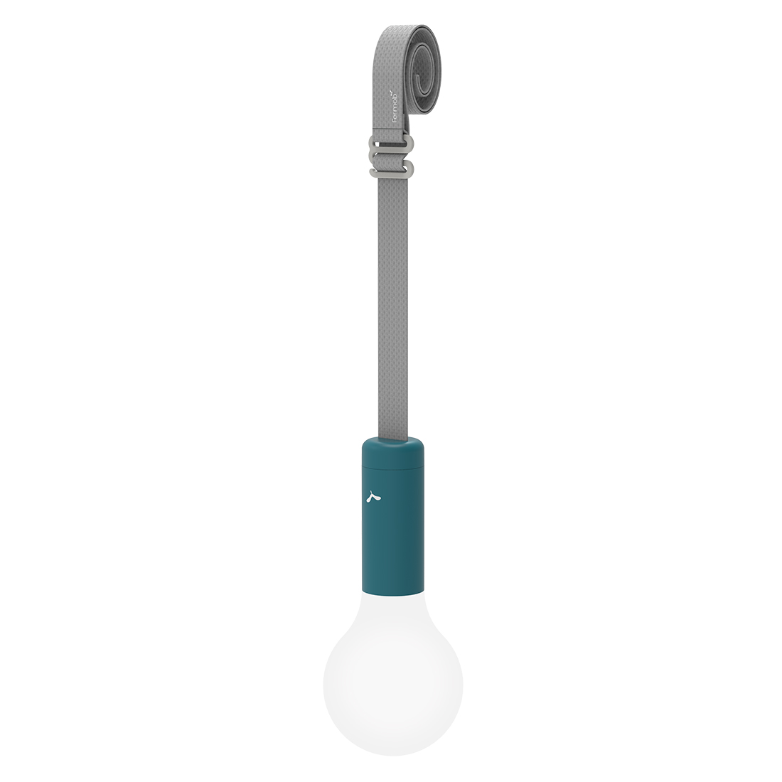 fermob aplo haengegurt acapulcoblau mit lampe 65071