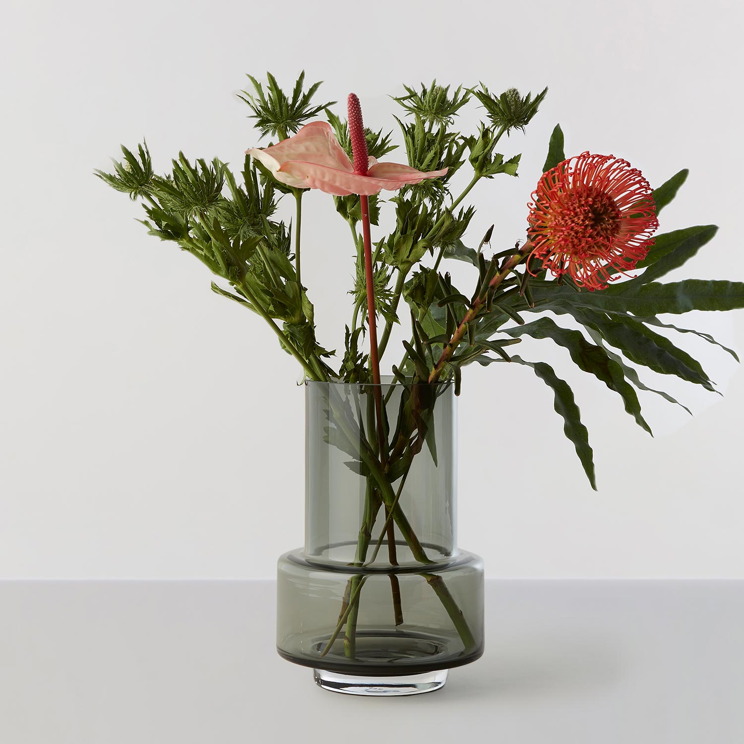 Ro Collection - Hurricane Vase No. 26 amber