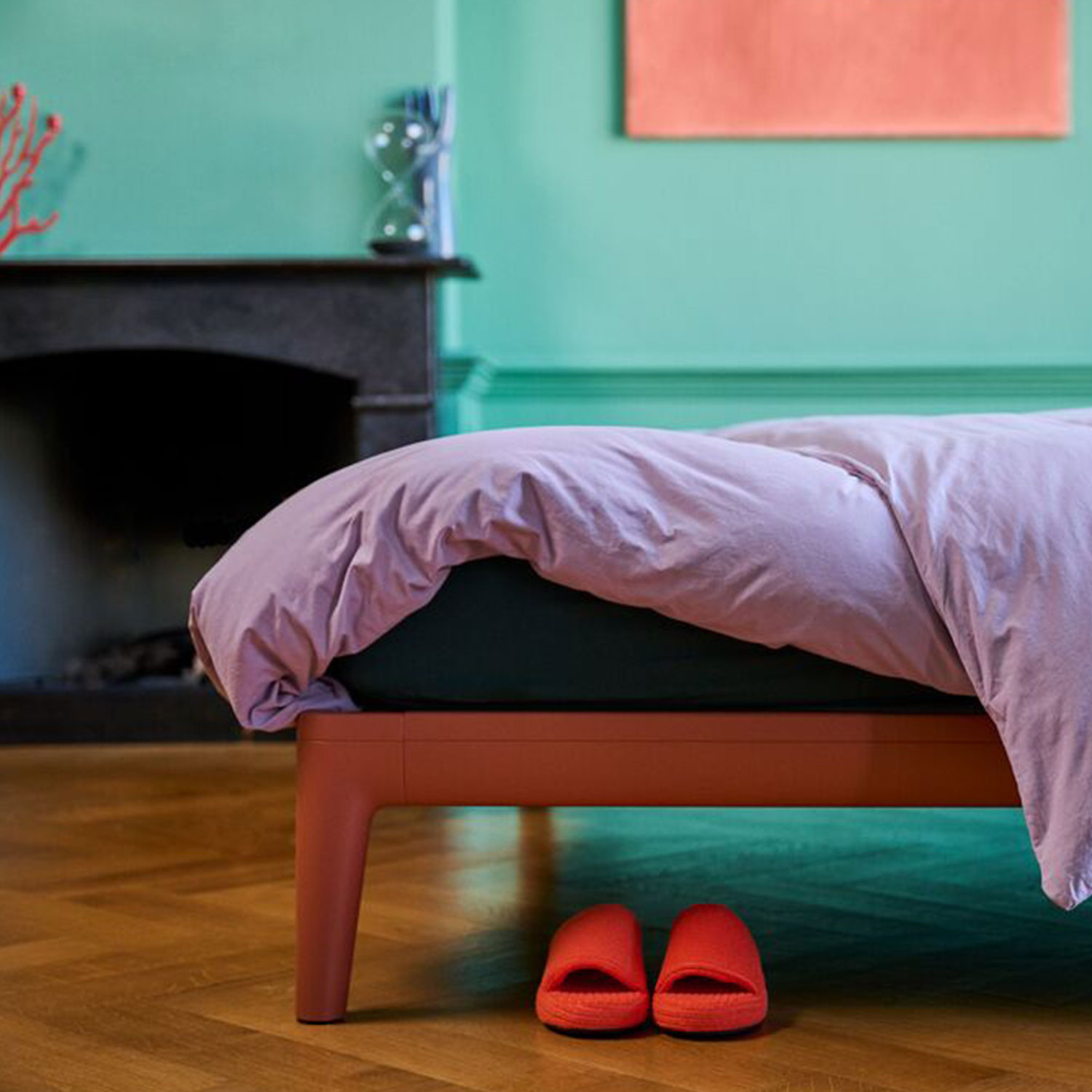Auping - Essential Bett pine green 140 x 200 cm