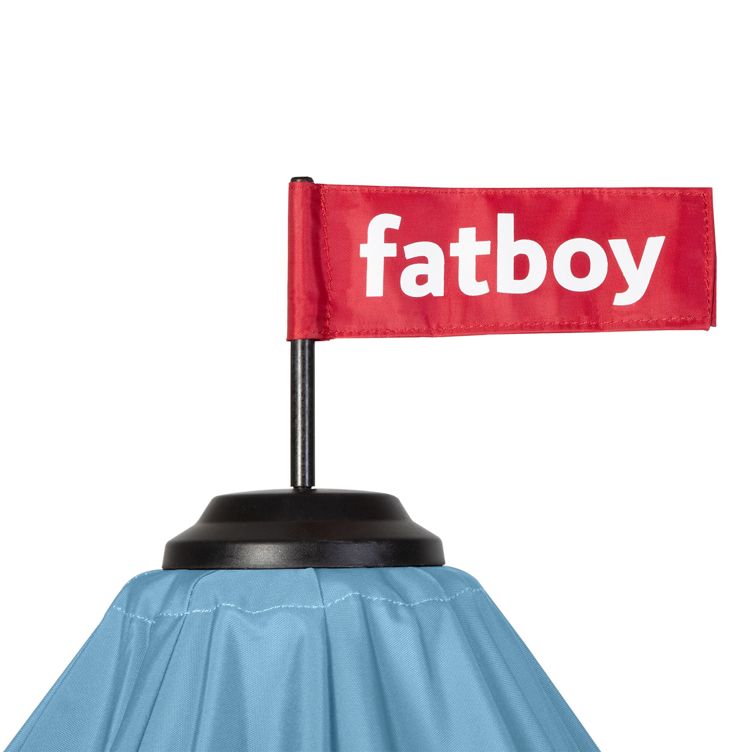 Fatboy - Stripesol anthrazit mit Schirmständer hellgrau