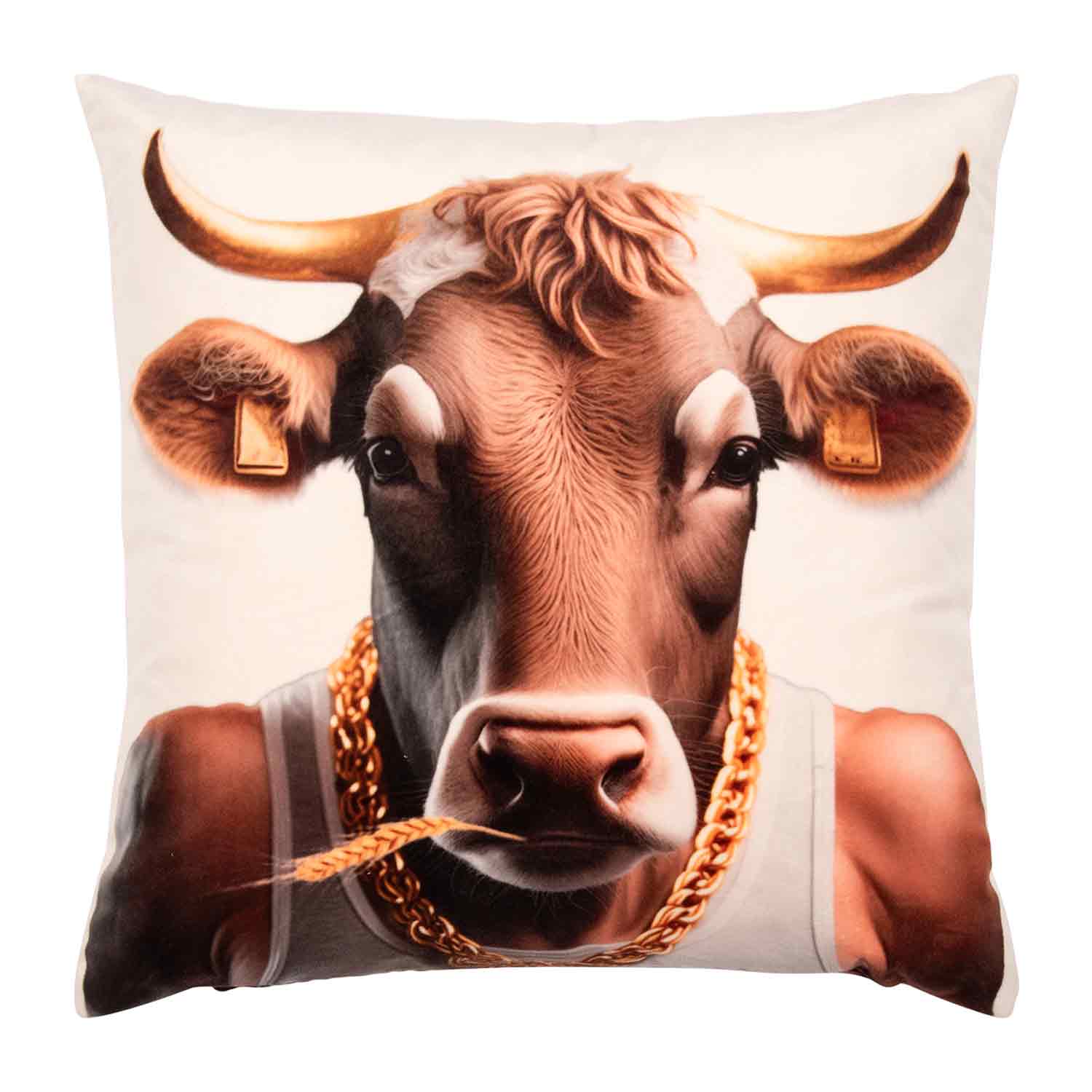 pad - Farm Kissenhülle 45x45 cm Bull