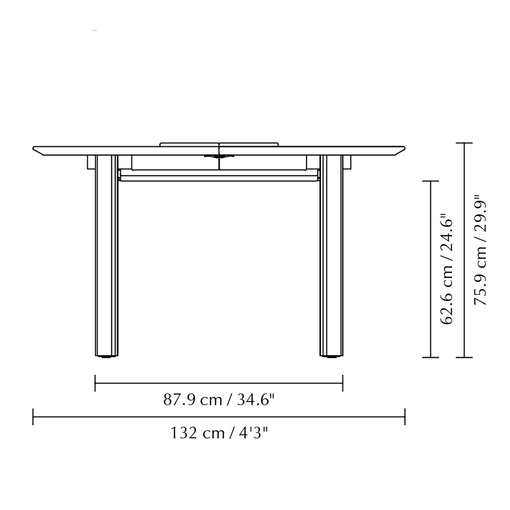 UMAGE comfort circle ausziehbar abmessungen 2 99189