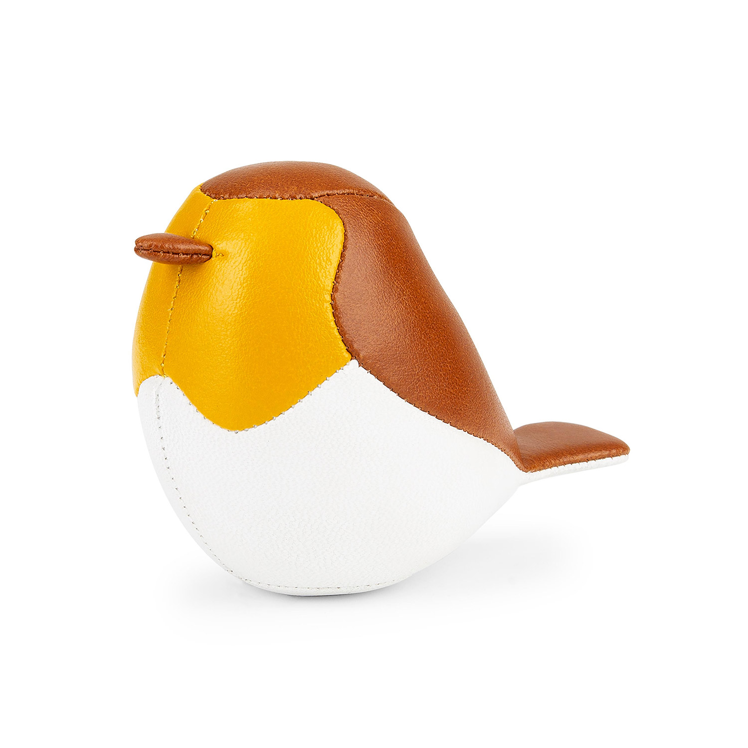 zueny mini briefbeschwerer vogel robin ochre tan 83154