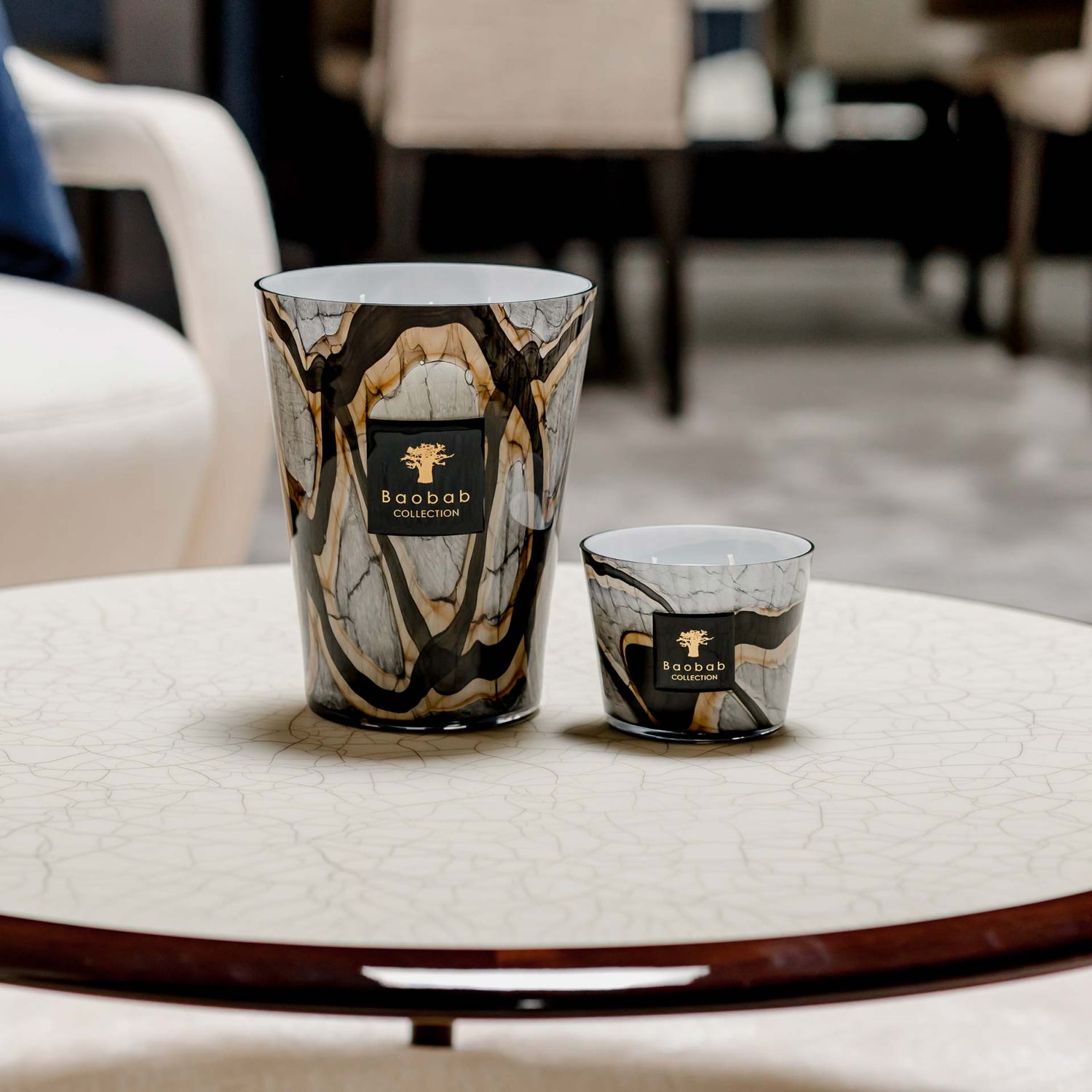 Baobab Collection - Stones Marble Duftkerze Max 10 cm