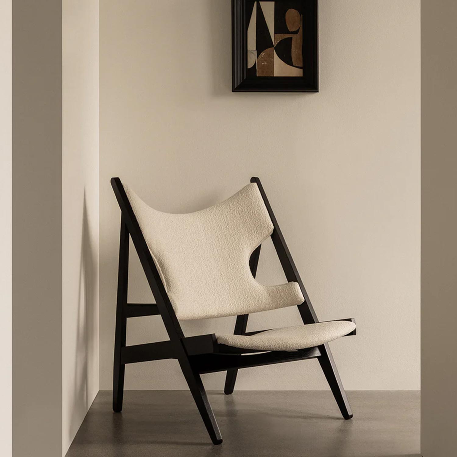 Audo - Knitting Lounge Chair Black Oak