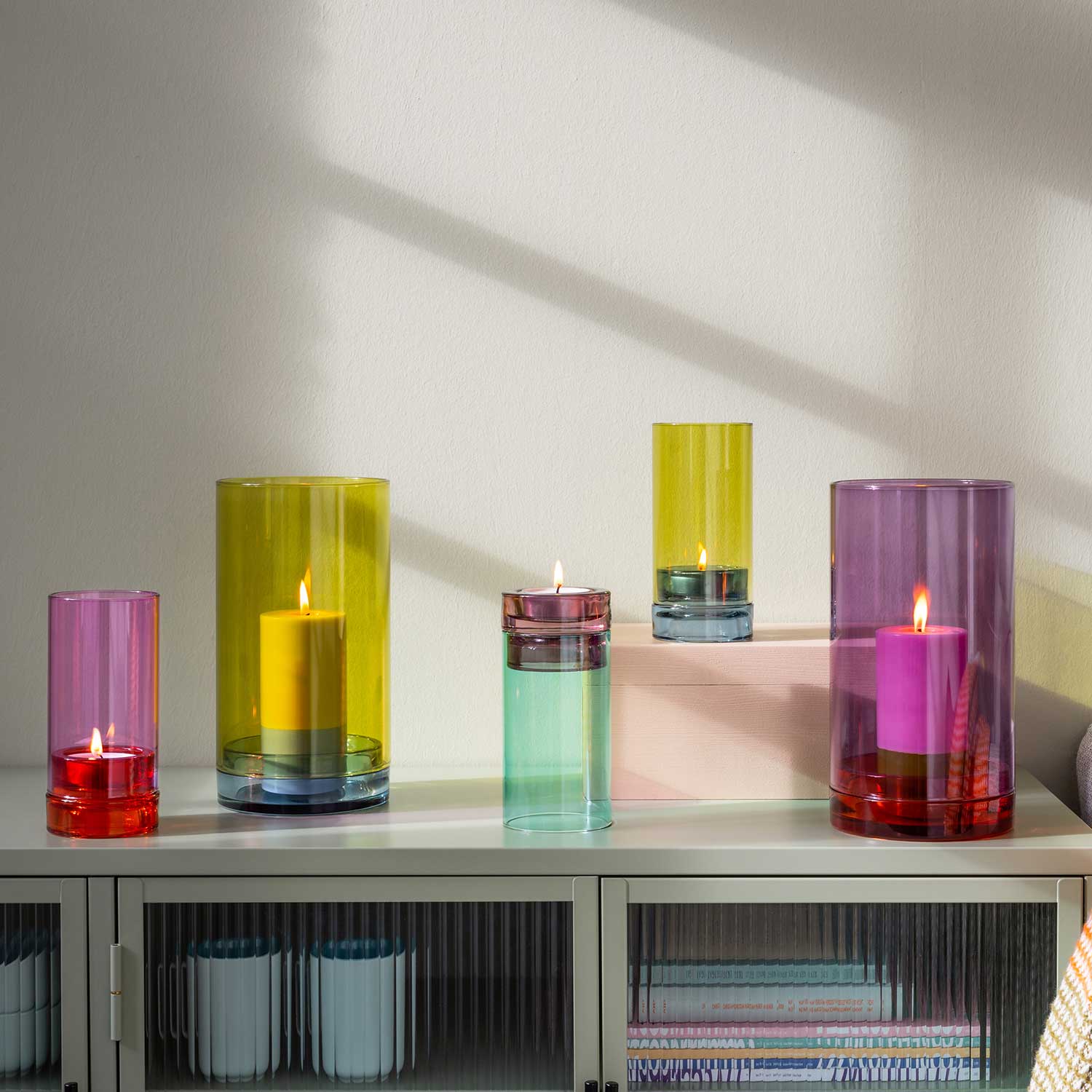 teelicht windlicht lys remember 88605