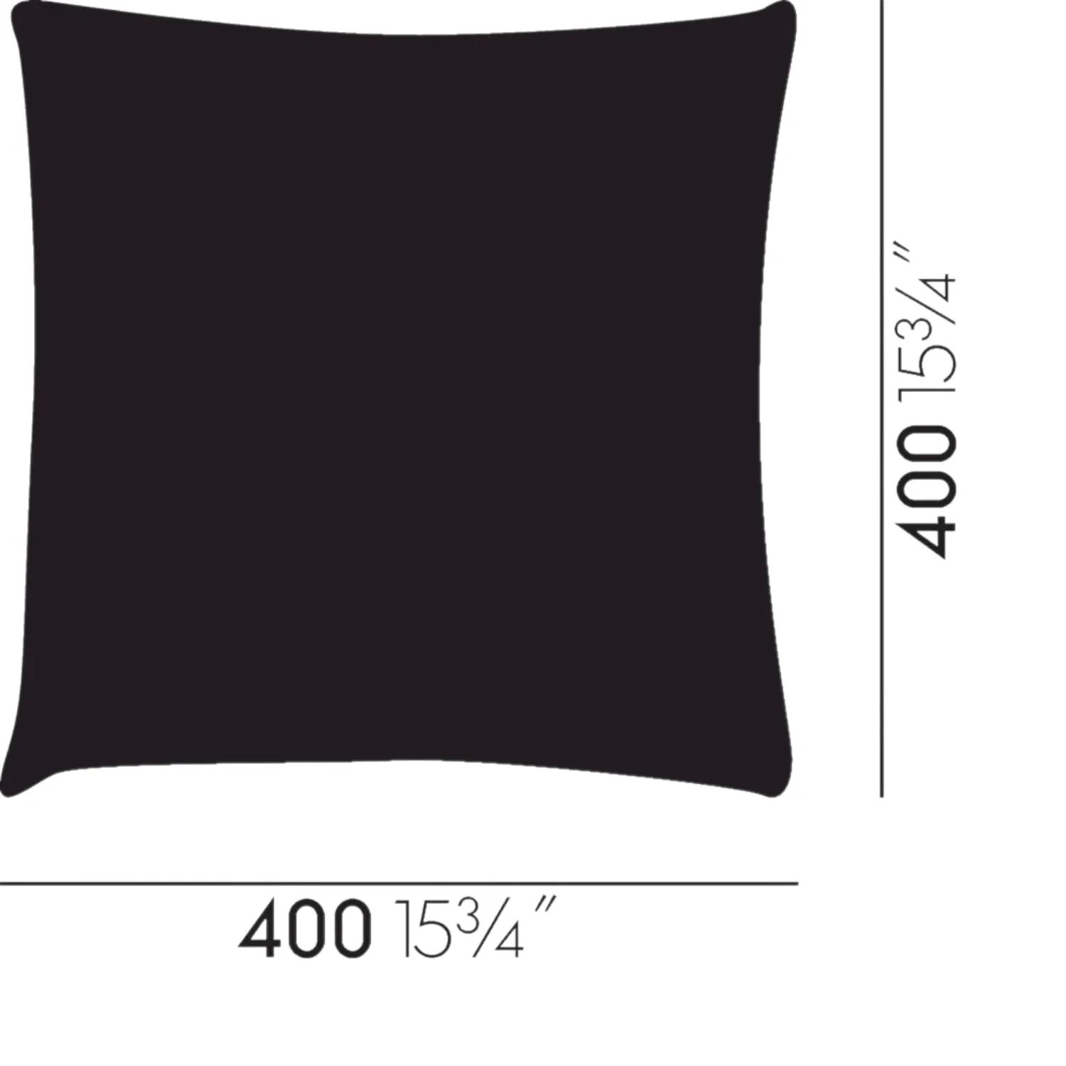 Vitra - Herringbone Kissen braun