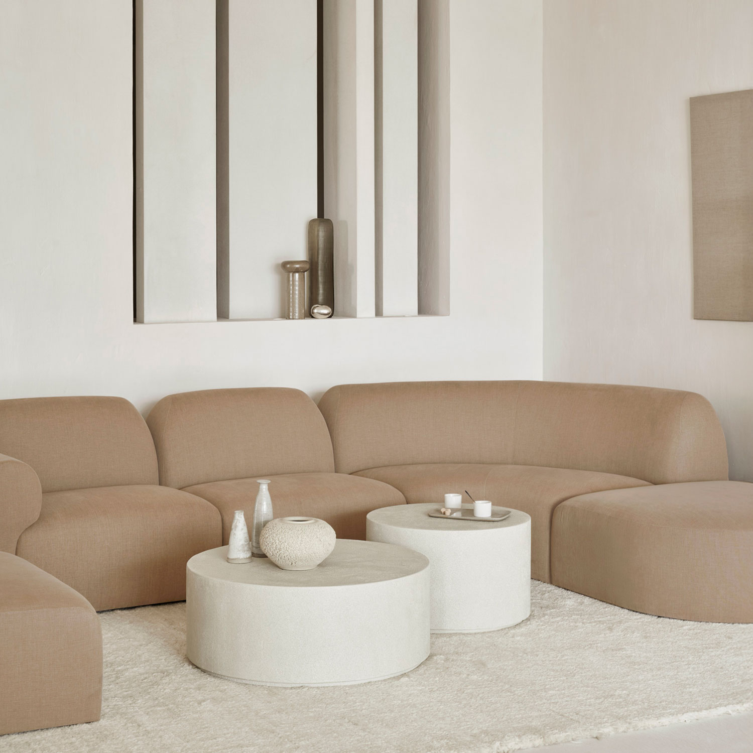 Ethnicraft - Bulky Hocker Light Sepia