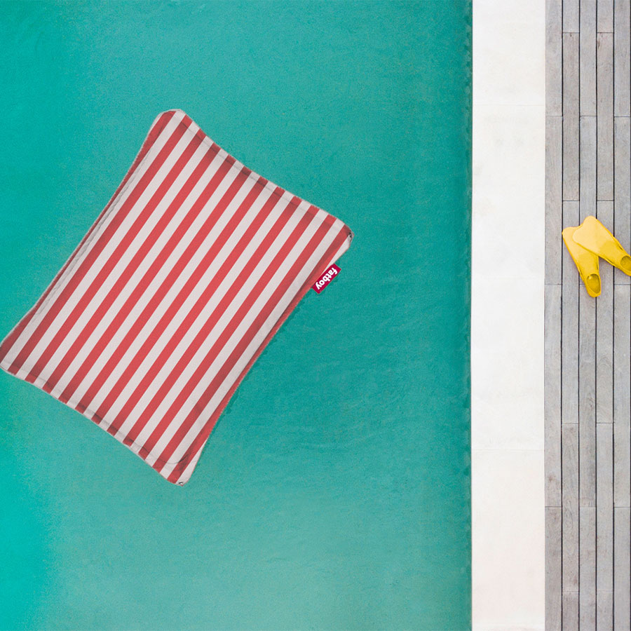 fatboy floatzac stripe red pool 67299