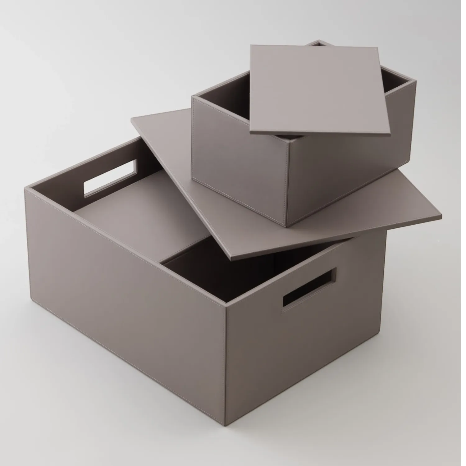 Decor Walther - Brownie Boxen 3er-Set weiß
