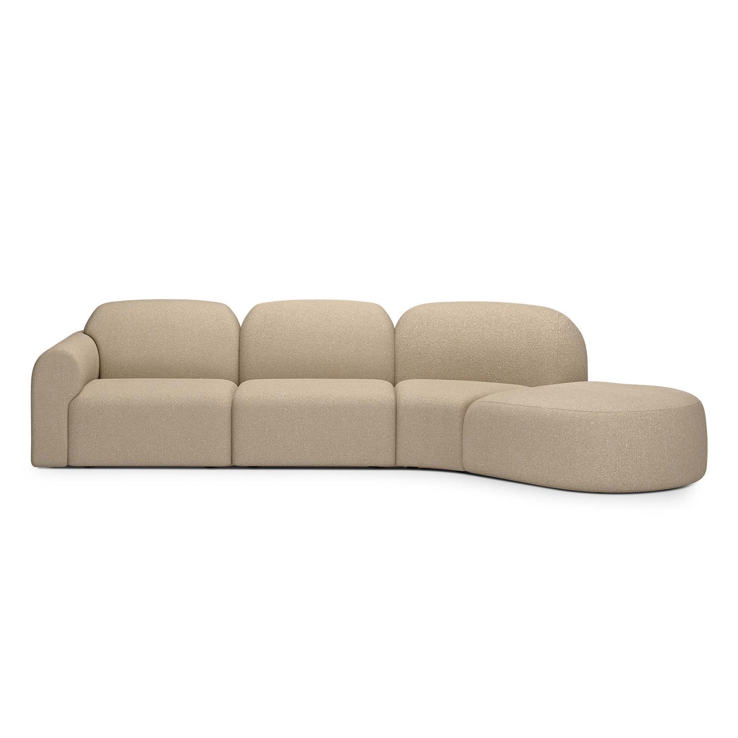 Ethnicraft - Bulky Hocker Almond