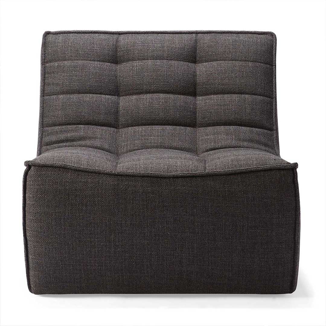 ethnicraft sofa dunkelgrau einsitzer 84015
