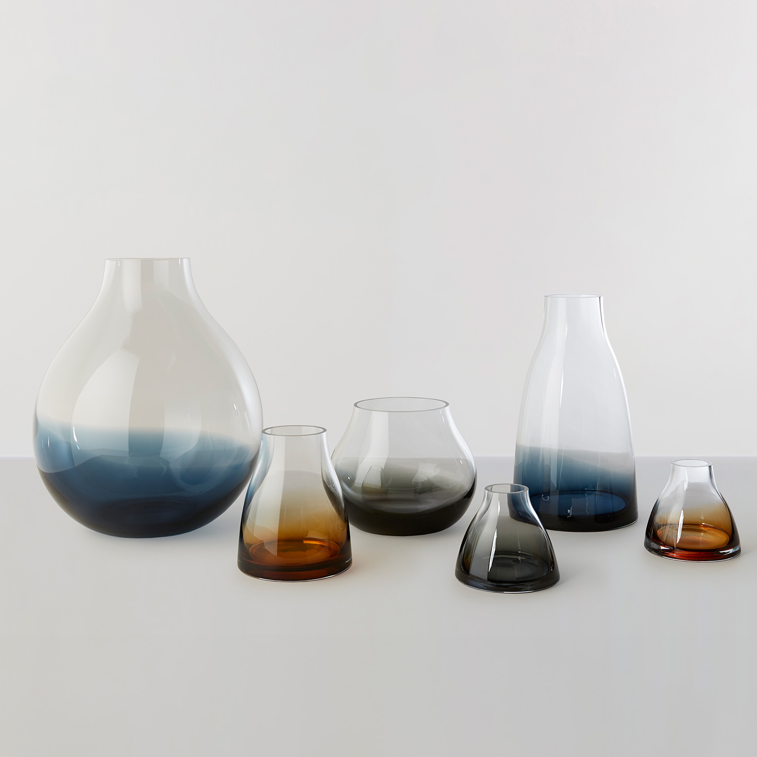 Ro Collection - Flower No. 1 Vase burnt sienna
