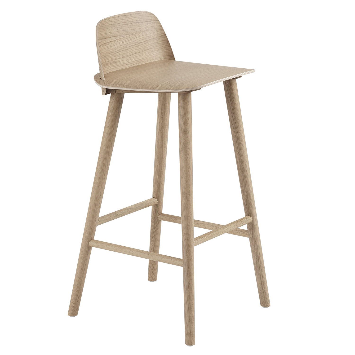 muuto nerd barhocker eiche 57174