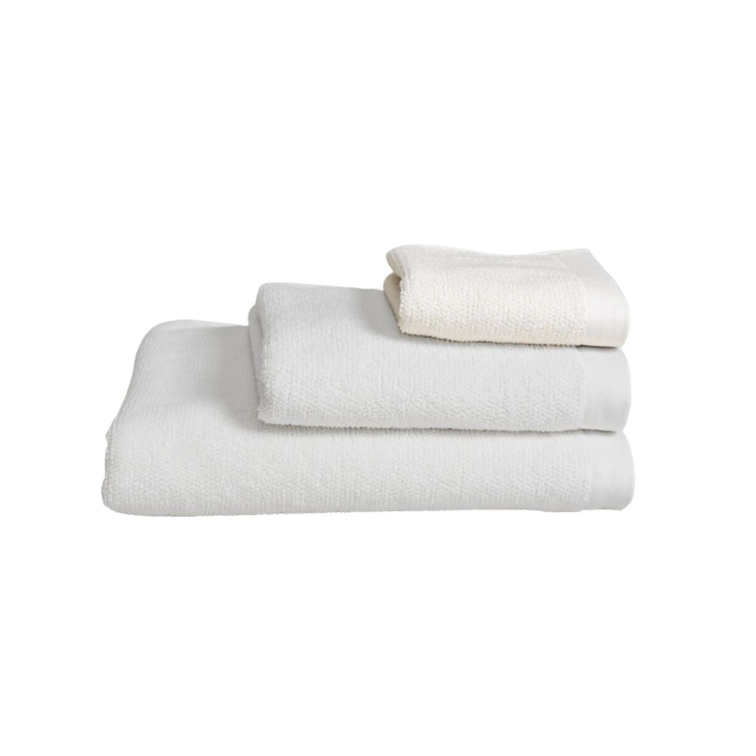 Metallbude - Bodhi Gästetuch shell white