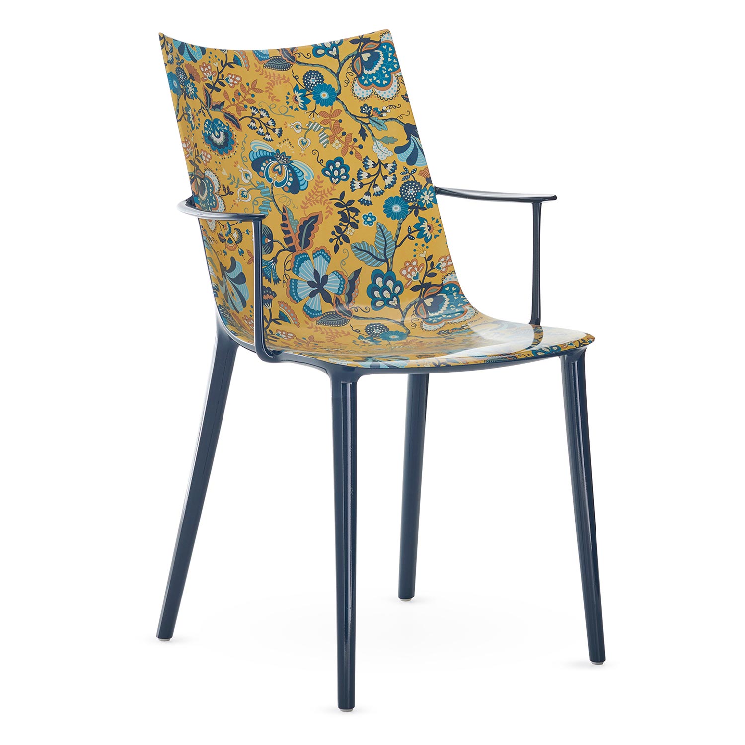 Kartell - H.H.H. Stuhl Mabelle Blue Ochre