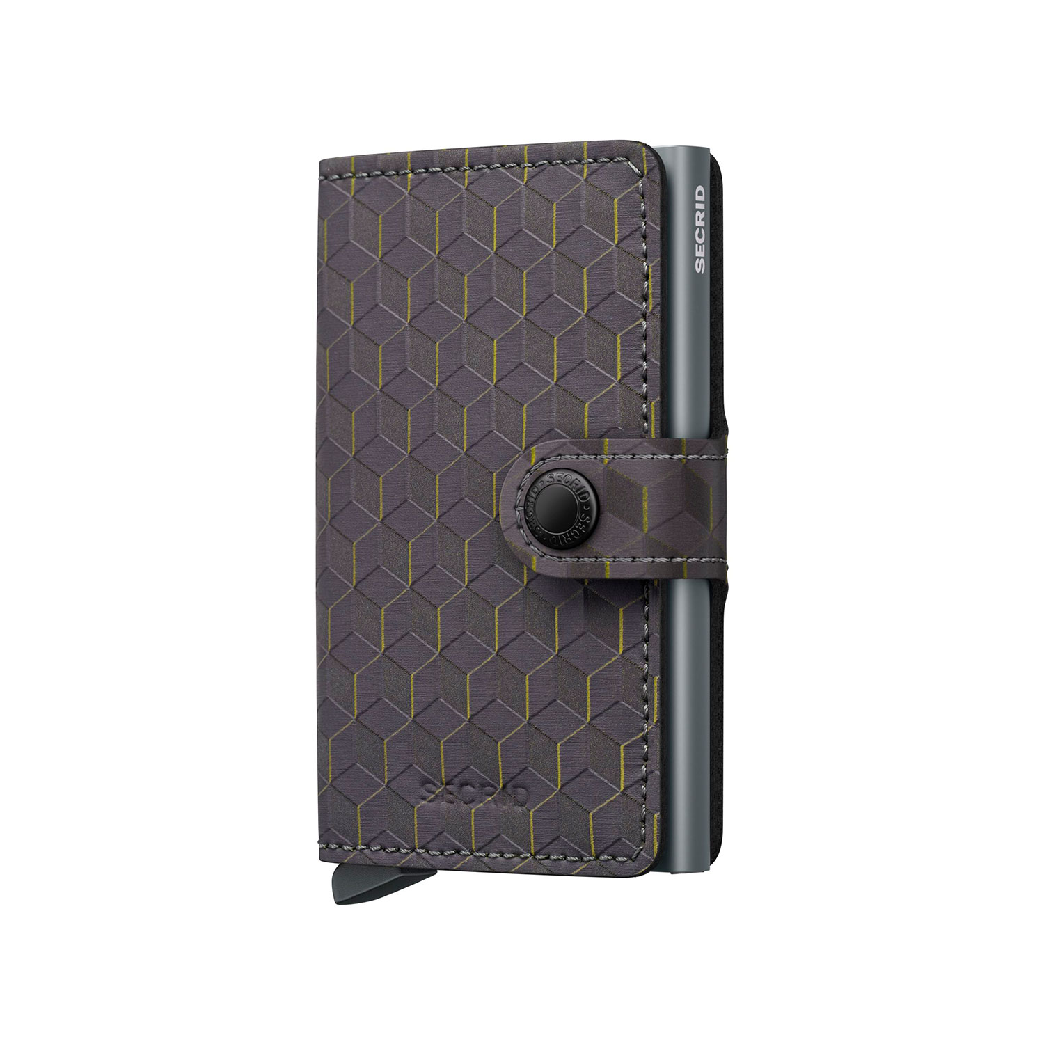 Secrid - Miniwallet Optical grau-gelb
