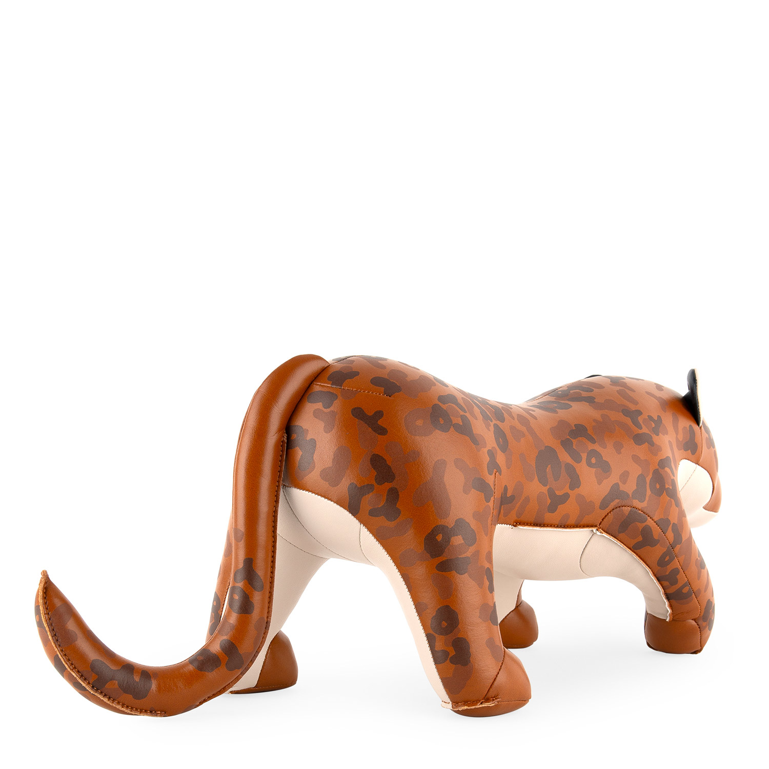 Züny - Buchstütze Leopard Ray tan with print-wheat