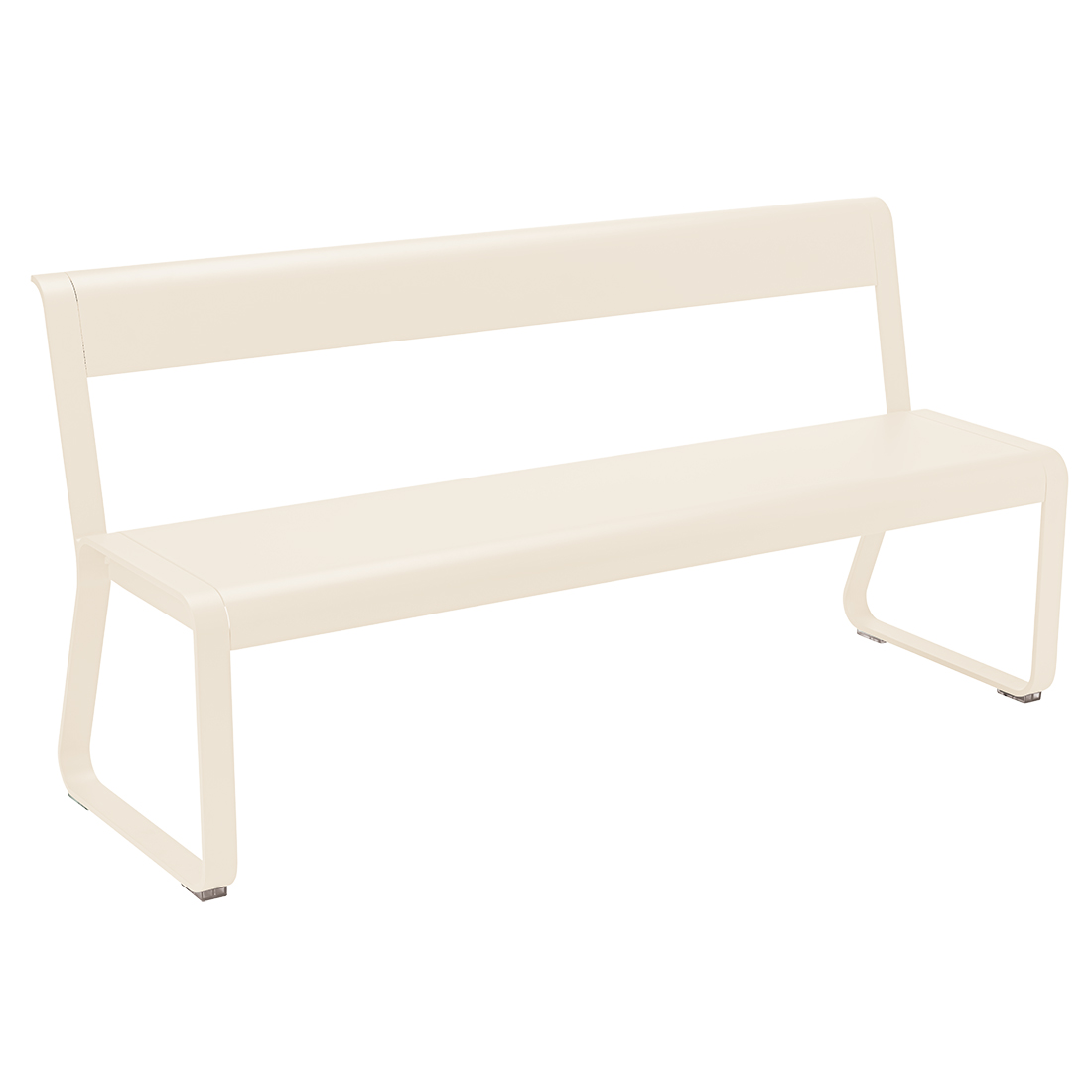 Fermob - Bellevie Bank mit Rückenlehne Latte-Beige