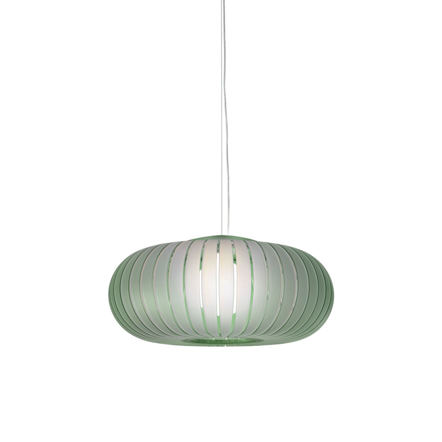 Kartell - Teresa Frozen Pendelleuchte grün