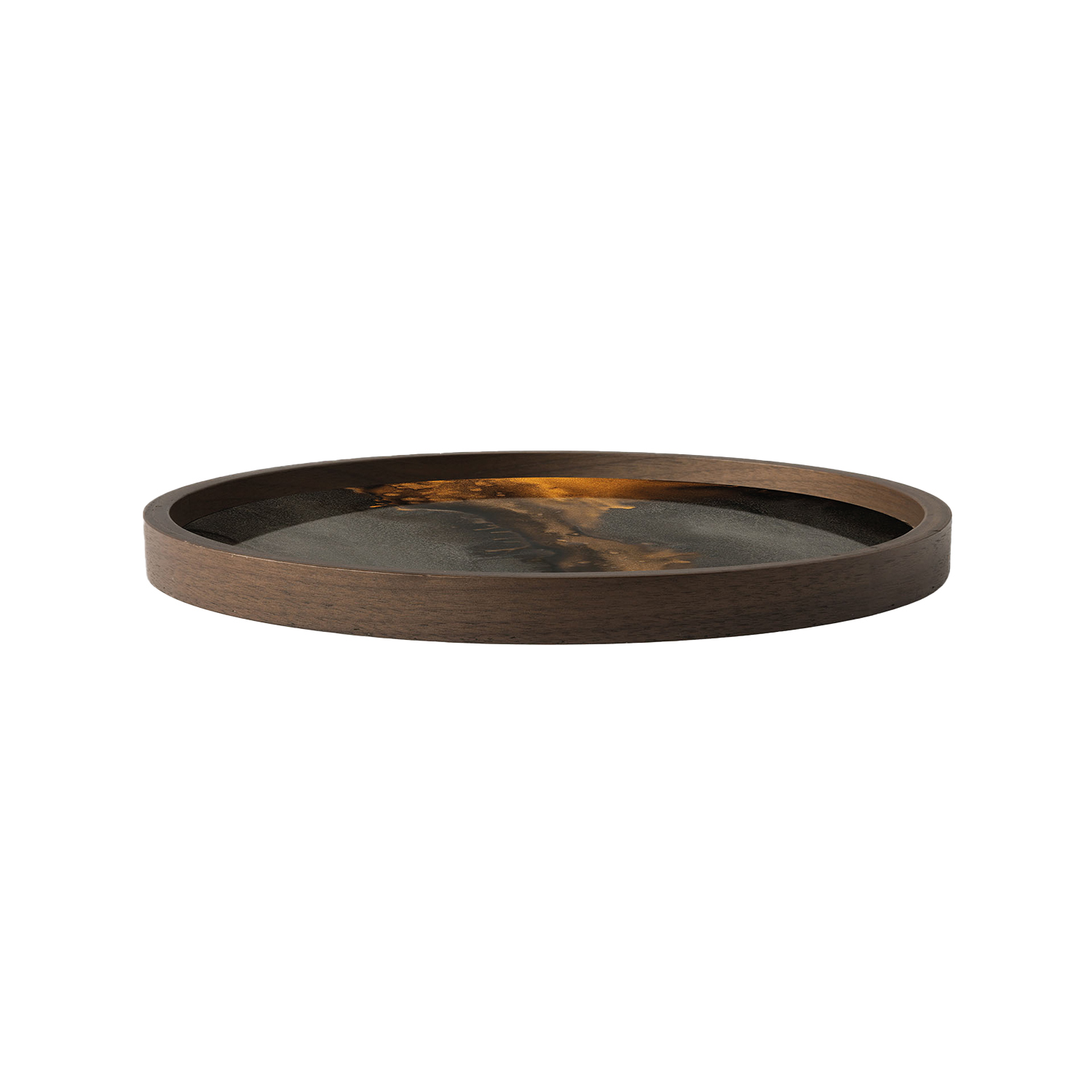 ethnicraft orgaic glastablett xs rund freisteller bronze seitlich 84915