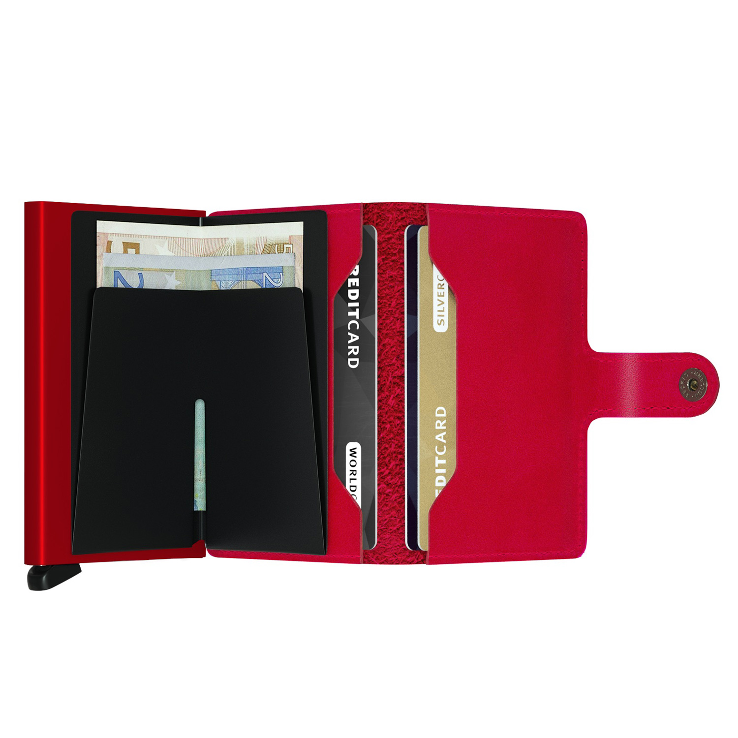 miniwallet M original red offen secrid 53398
