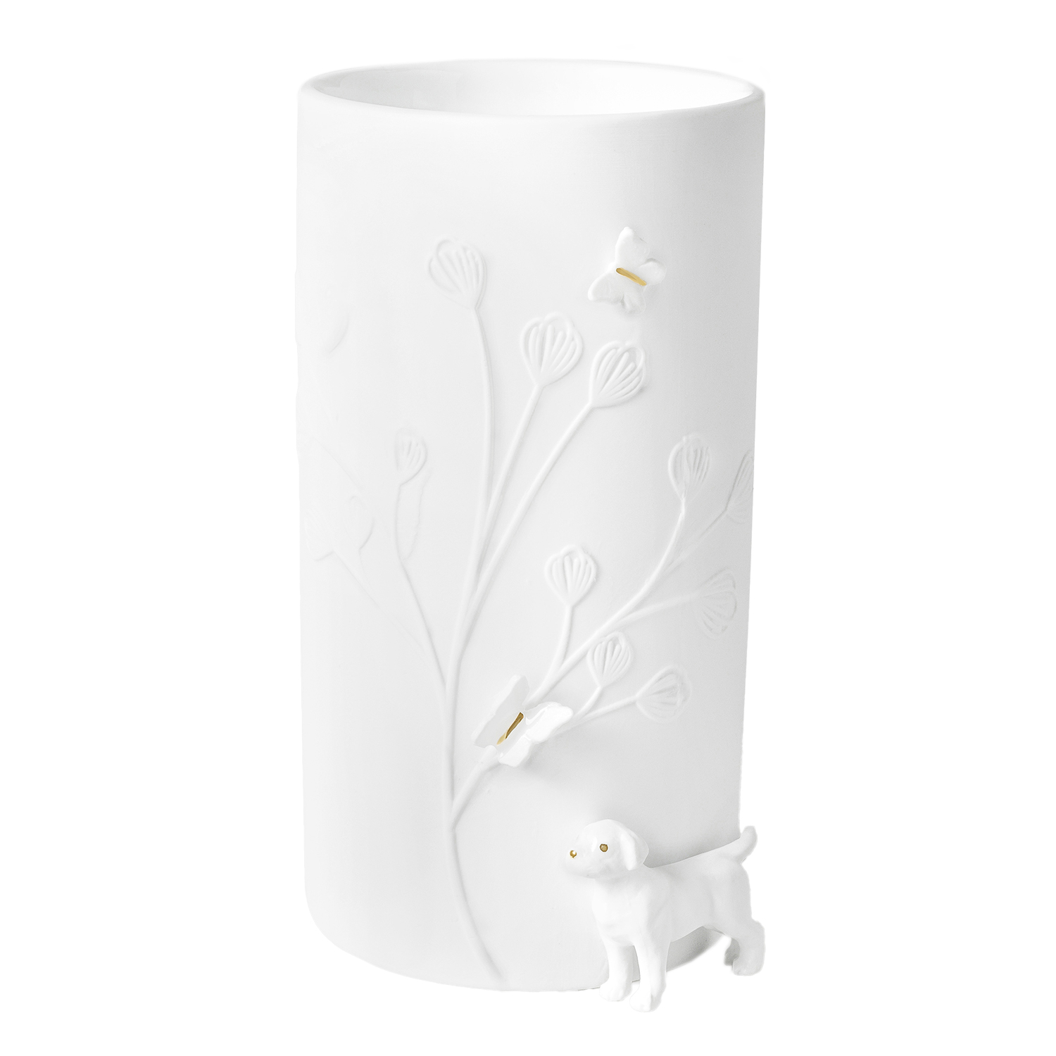 Räder Design - Porzellangeschichten Vase Hund stehend