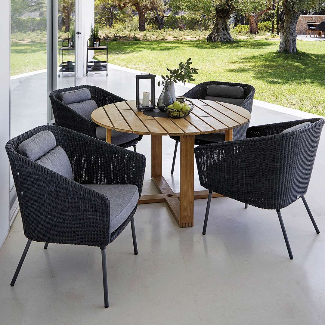 cane line mega dining sessel sitzgruppe ambiente 89251