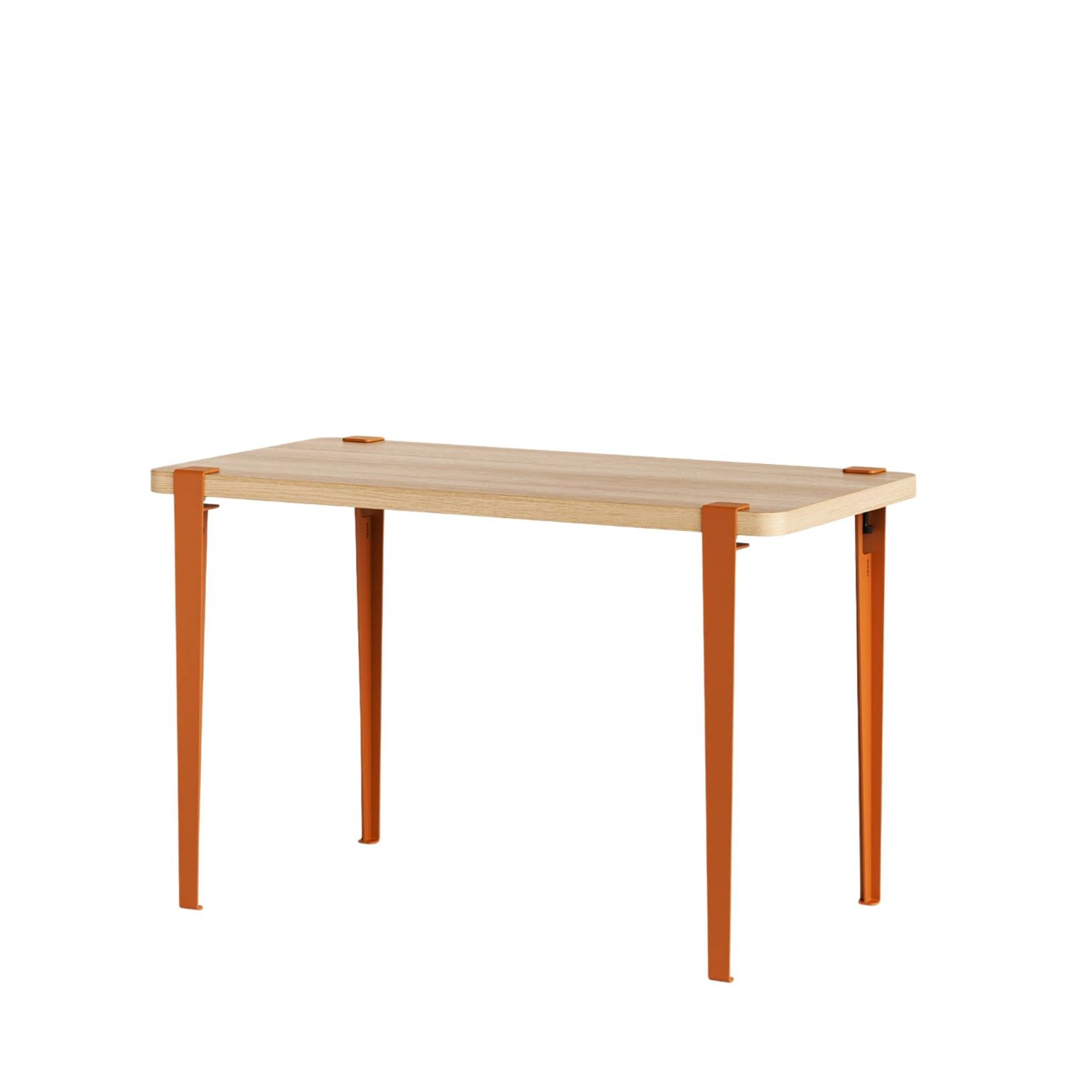 Tiptoe - Esstisch öko-zertifiziert 120 x 60 cm tangerinenrot