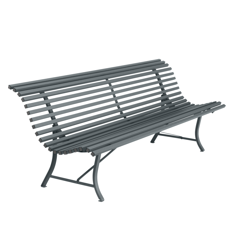 femob louisiane bank 200cm gewittergrau 26 77615