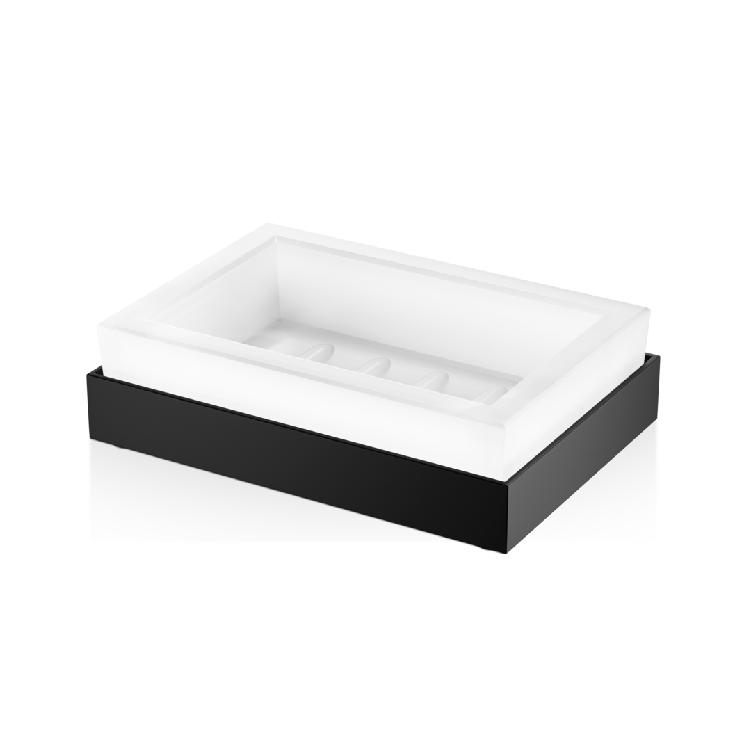 decor walther corner seifenschale schwarz 94954