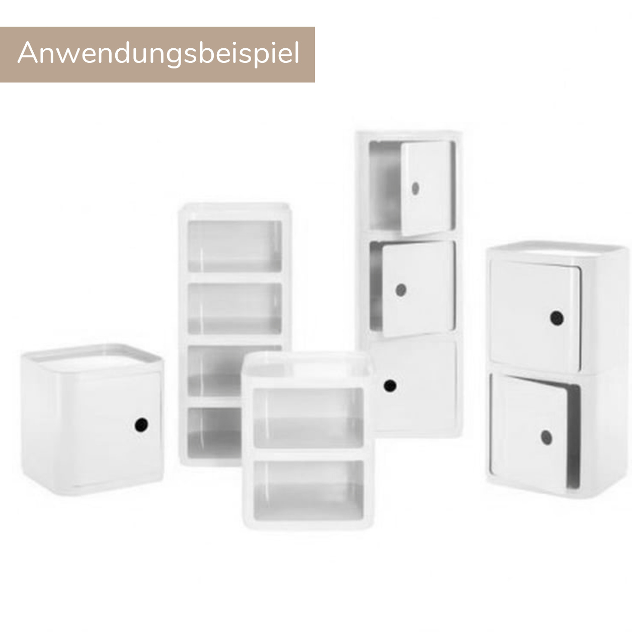 kartell componibili 4970 Uebersicht Anwendungsbeispiel 108483