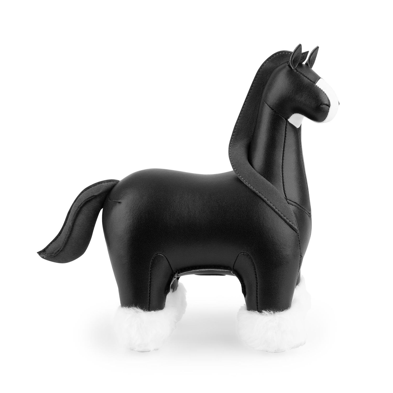 Züny - Buchstütze Pferd Shire black/dark grey
