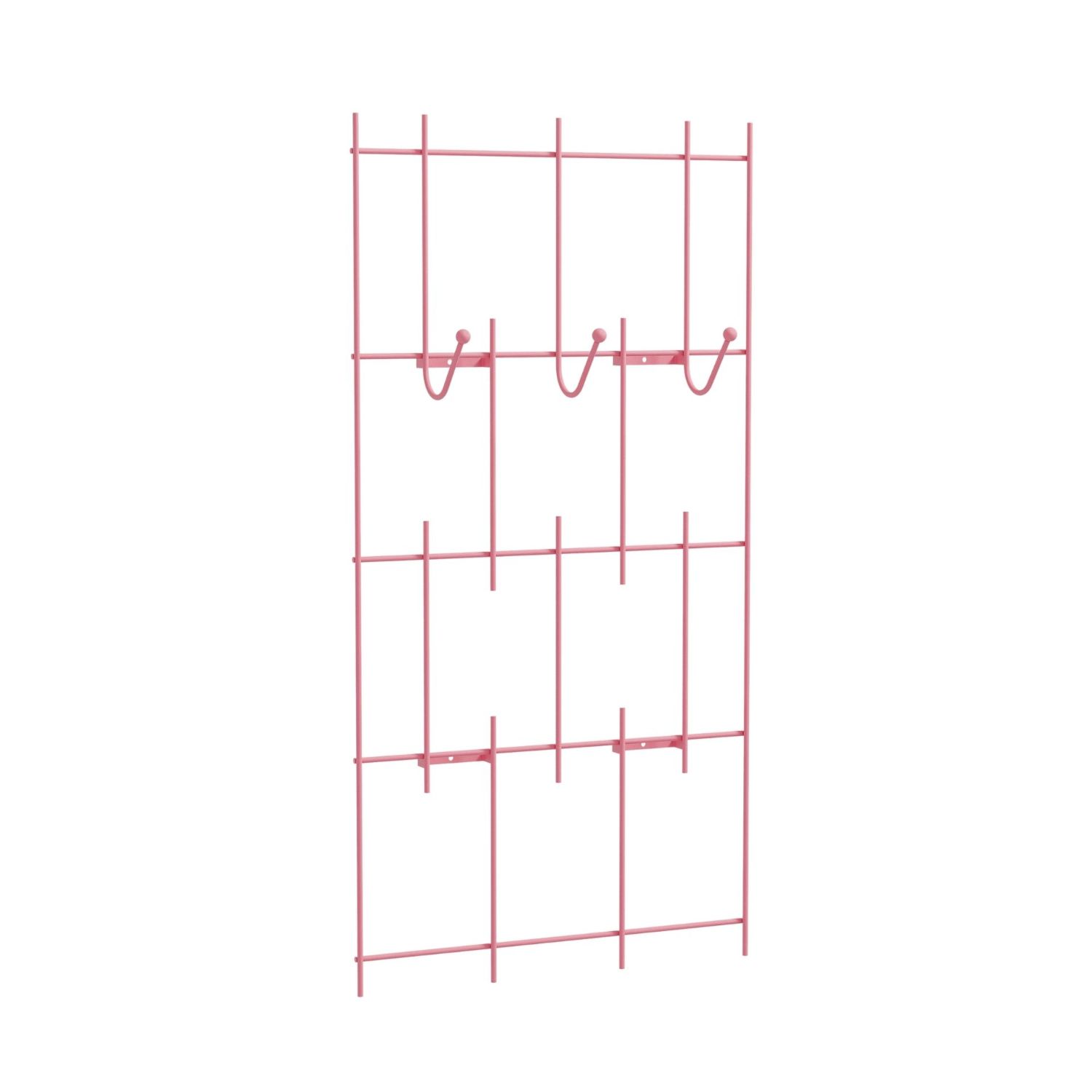 Metallbude - Wanda Wandgarderobe pink lemonade