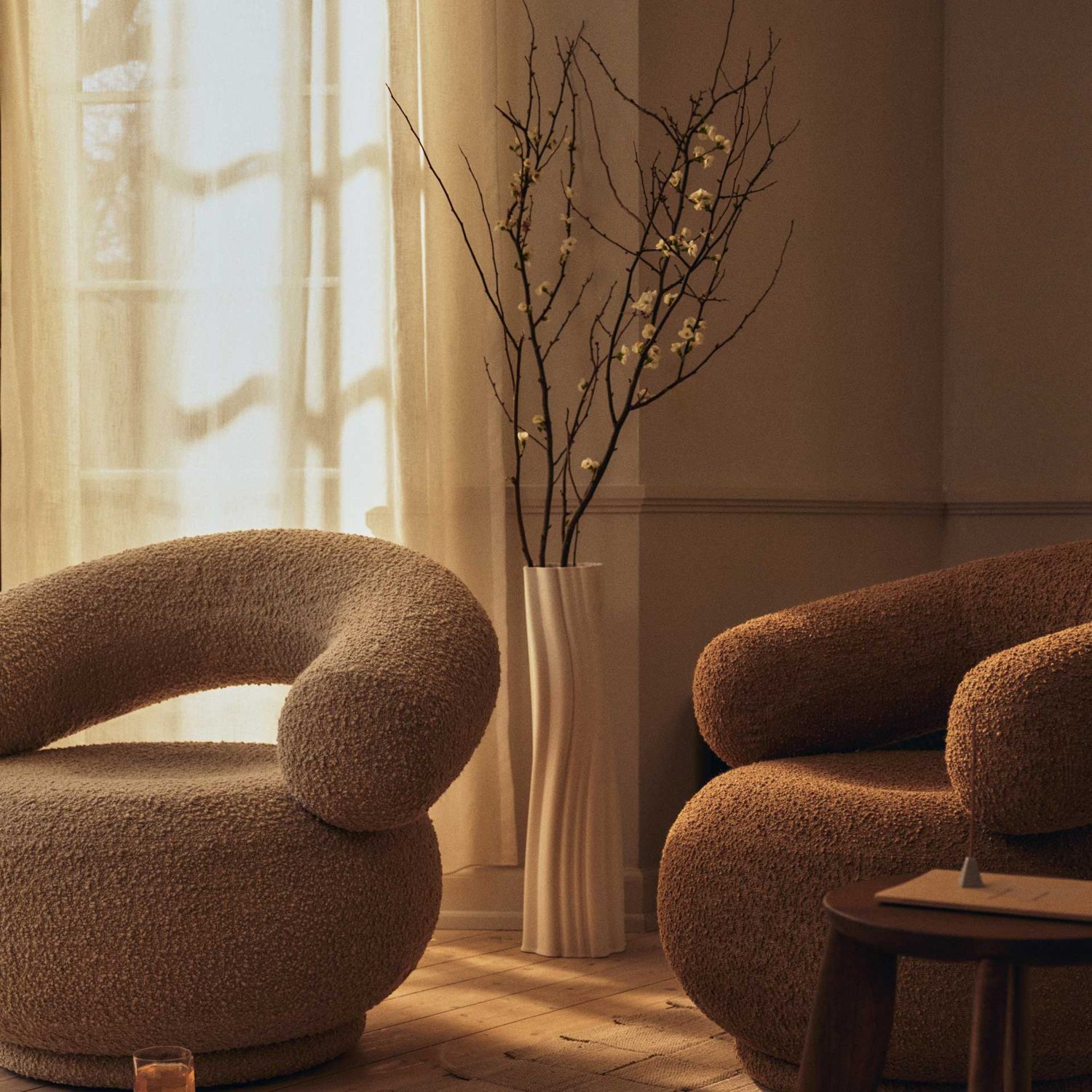Ferm Living - Rylith Bodenvase off-white