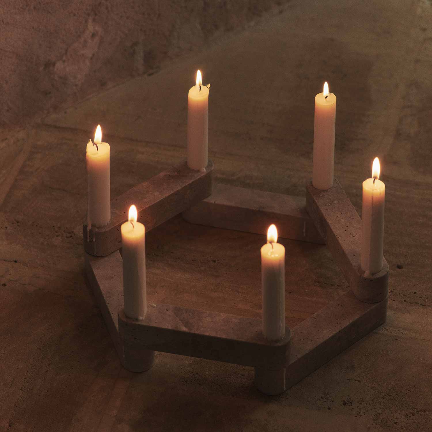 Ferm Living - Newel Modulares Kerzenhalter-4er-Set