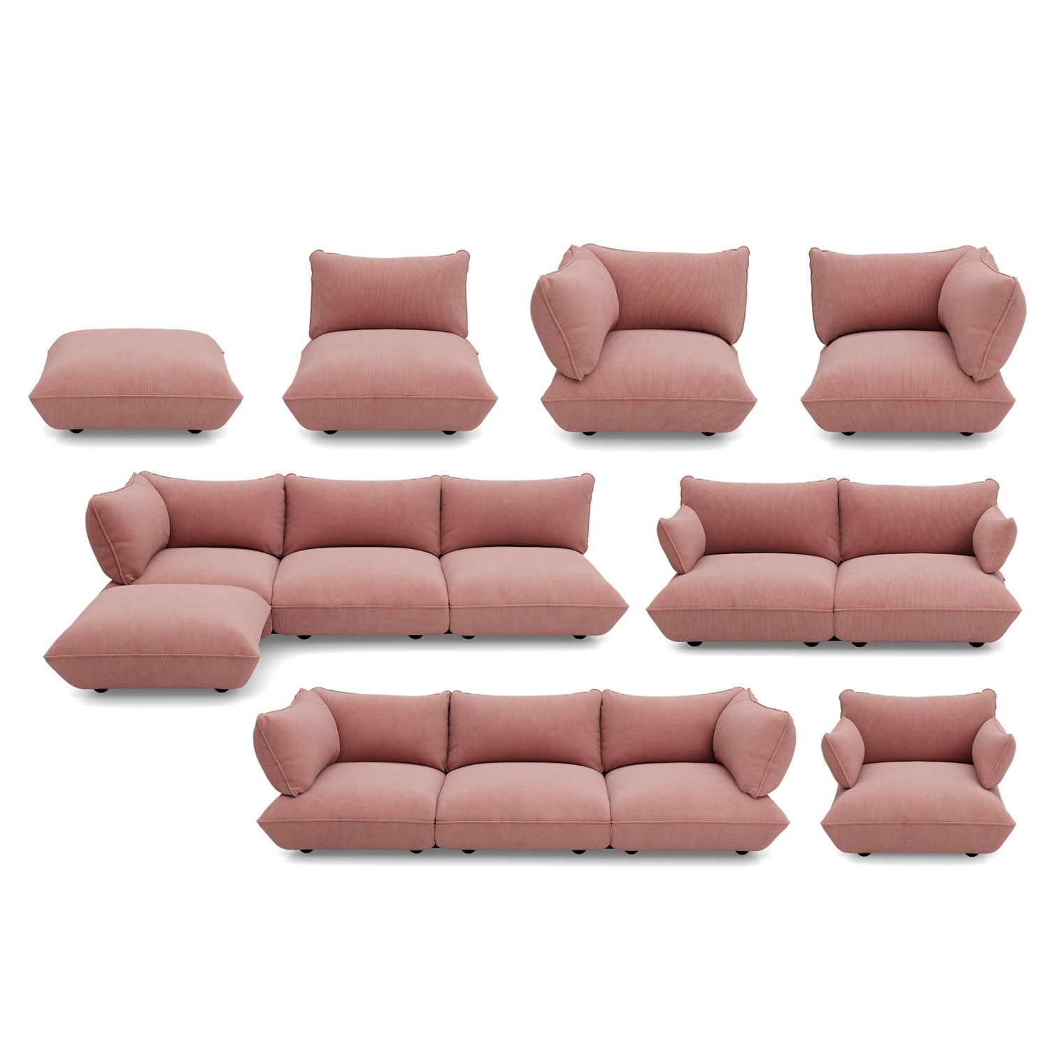Fatboy - Sumo Armlehne Cord recycled soft pink