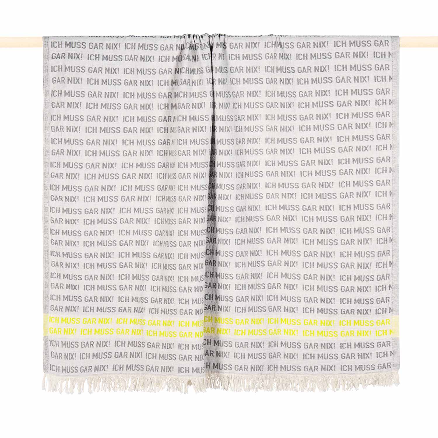 Pad Decke Letters 100x180 yellow 107394