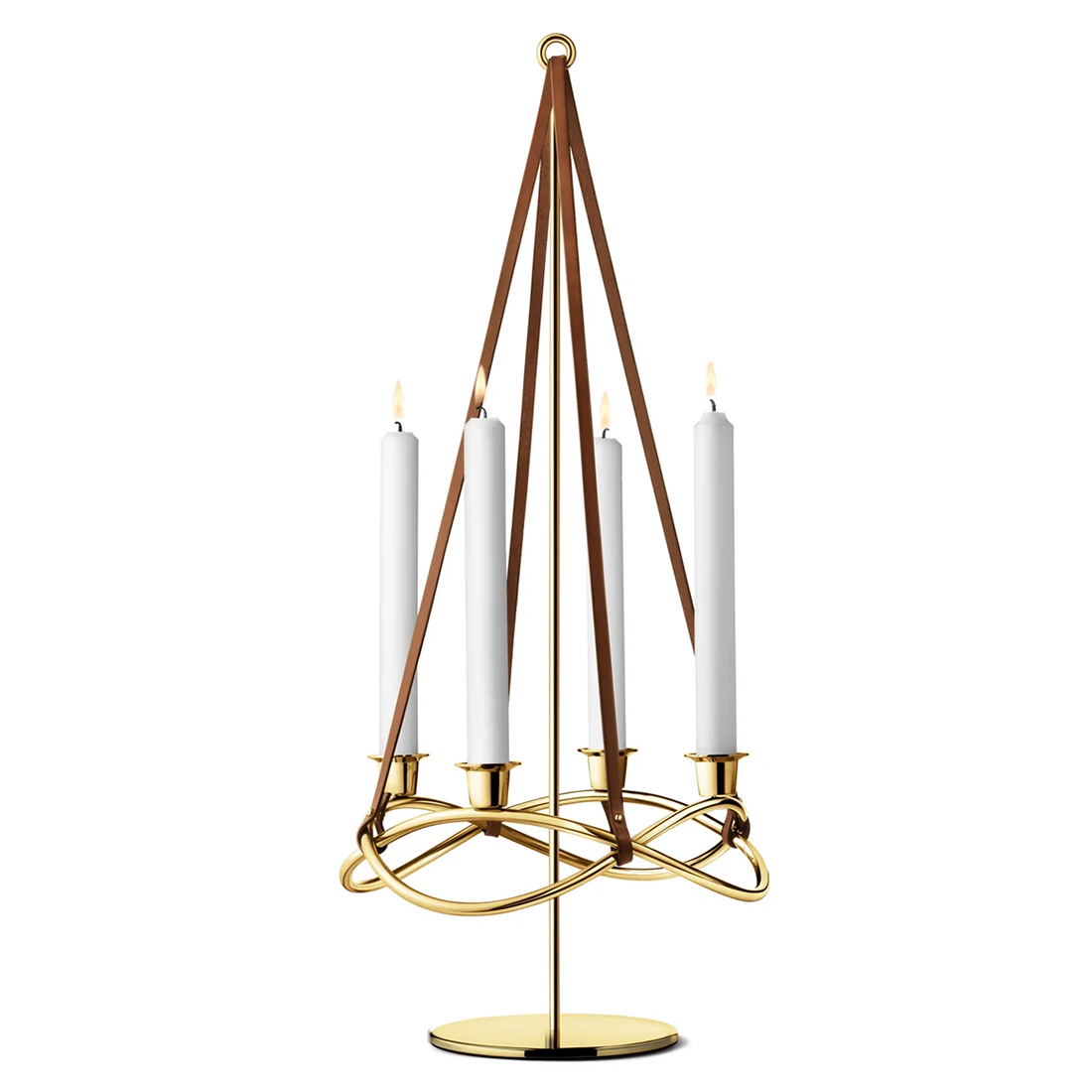 Georg Jensen - Season Aufsatz m. 18 Karat Goldauflage