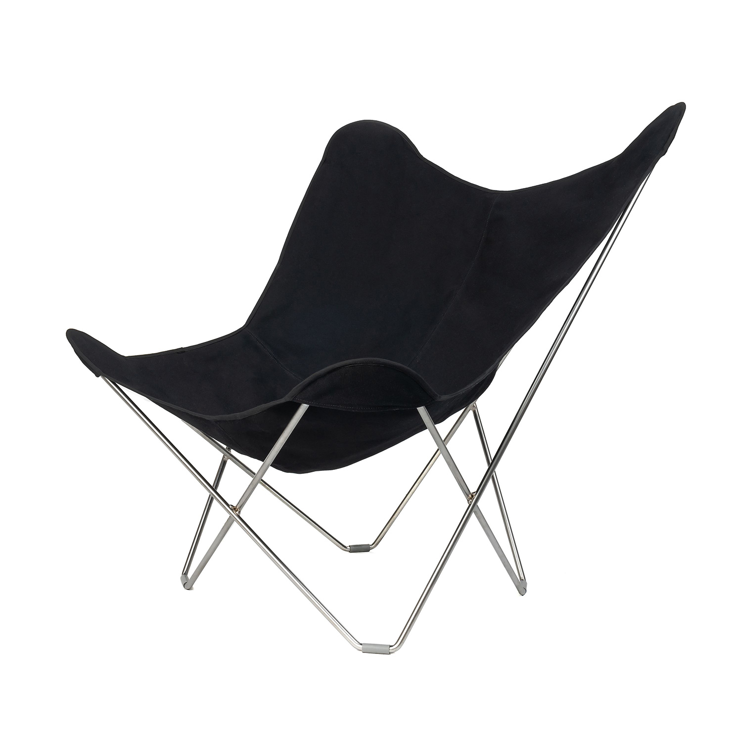 cuero canvas mariposa schwarz chrom baumwolle 75840