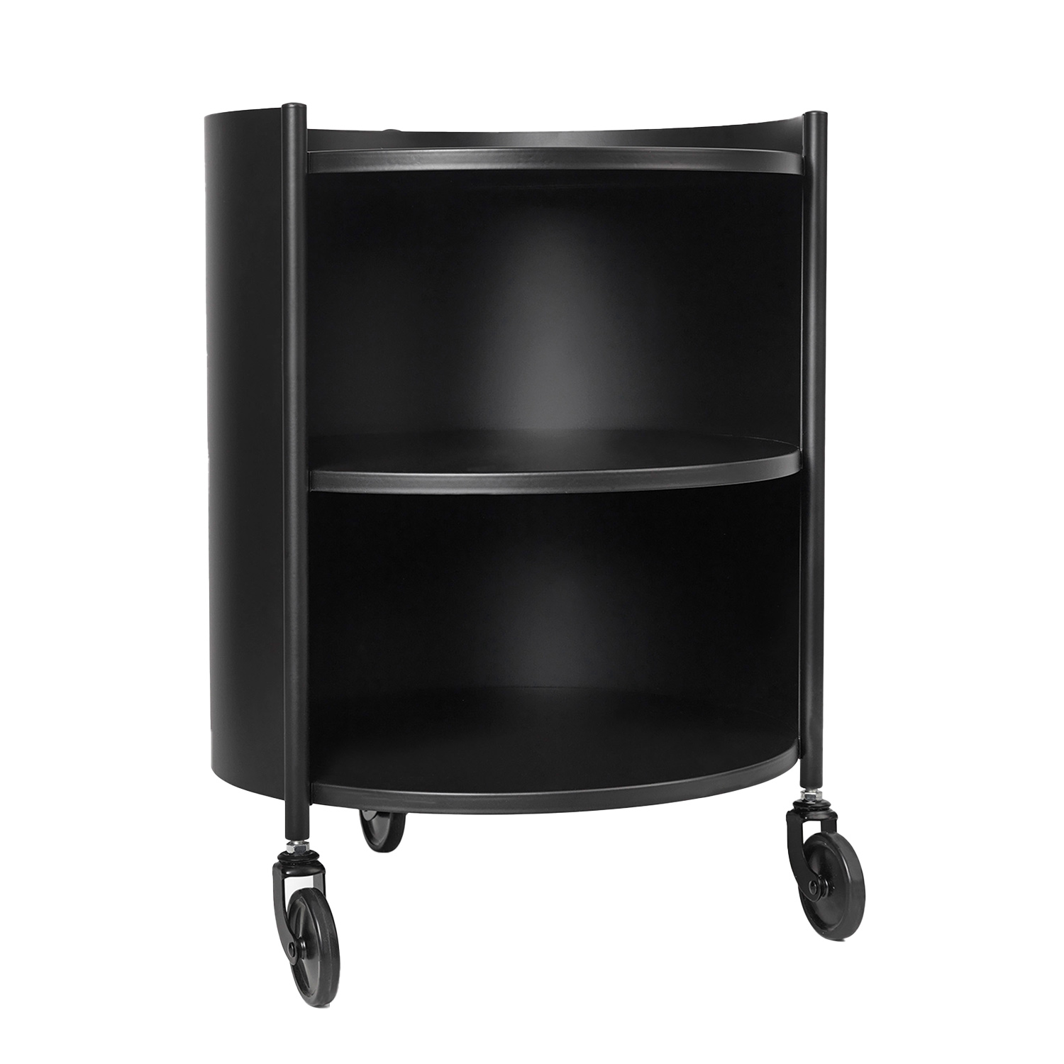 ferm living eve storage rollwagen schwarz 90848