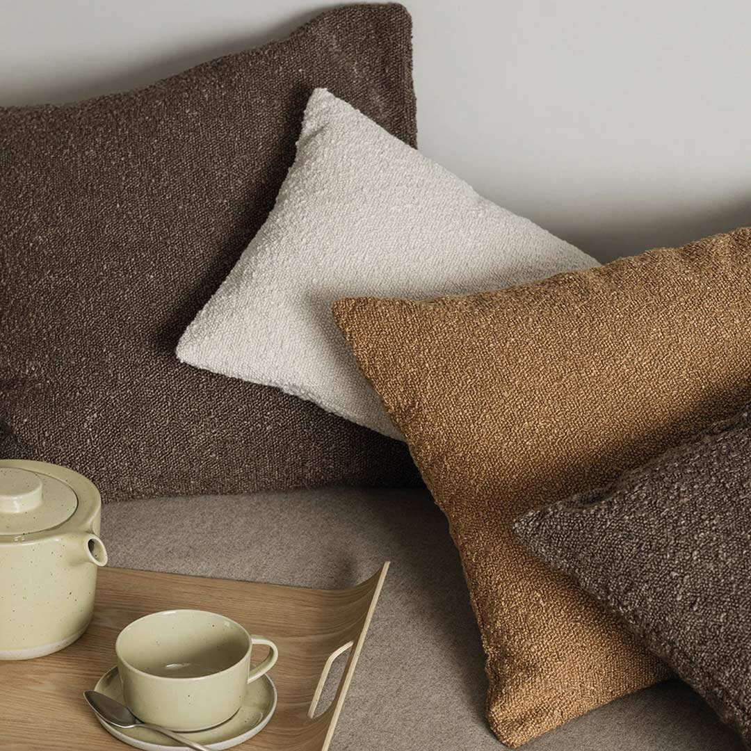 blomus boucle kissenhuelle ambiente close up 84758