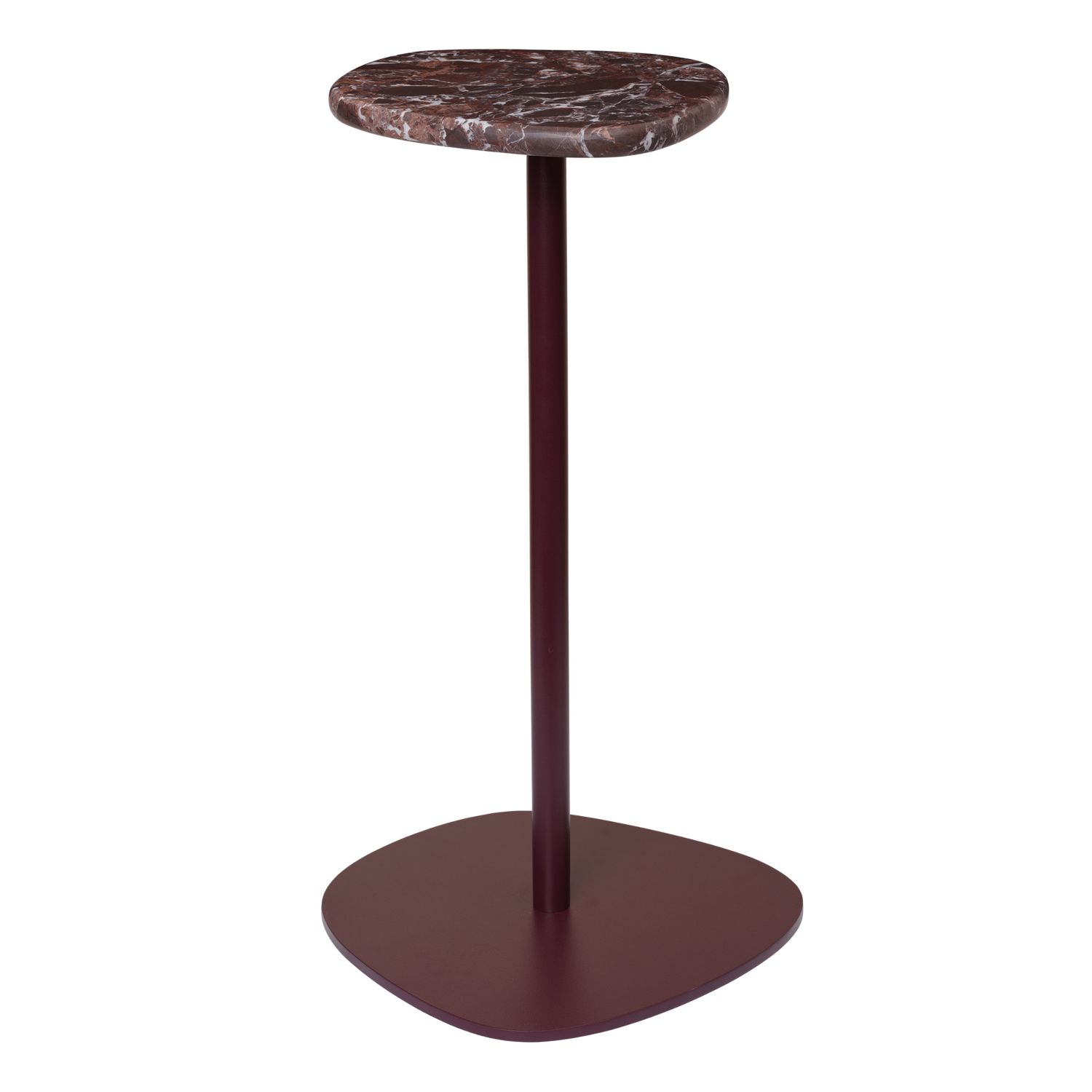 Ferm Living - Plyo Accent Beistelltisch dark grape