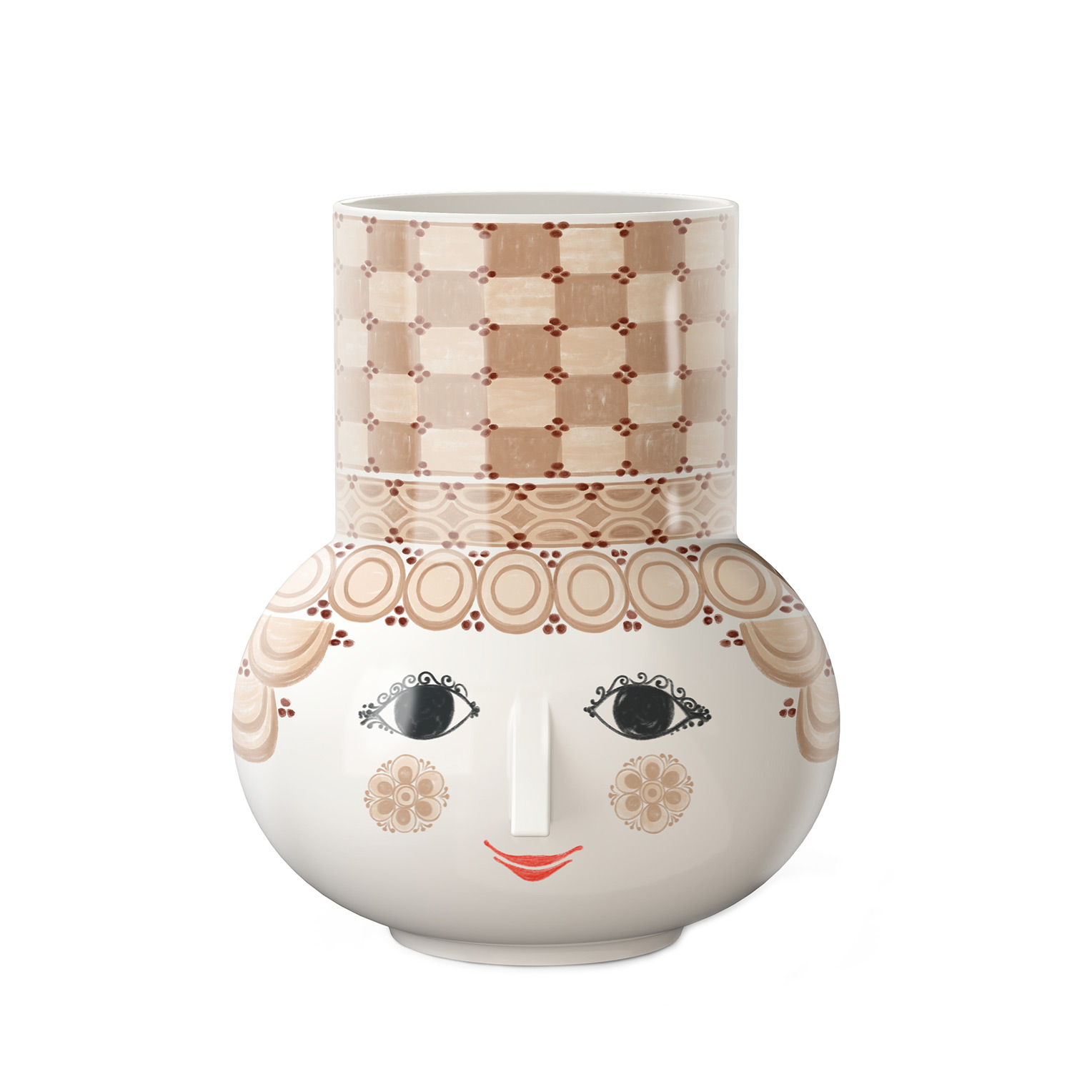 Björn Wiinblad - Olga Vase H35 cm sand