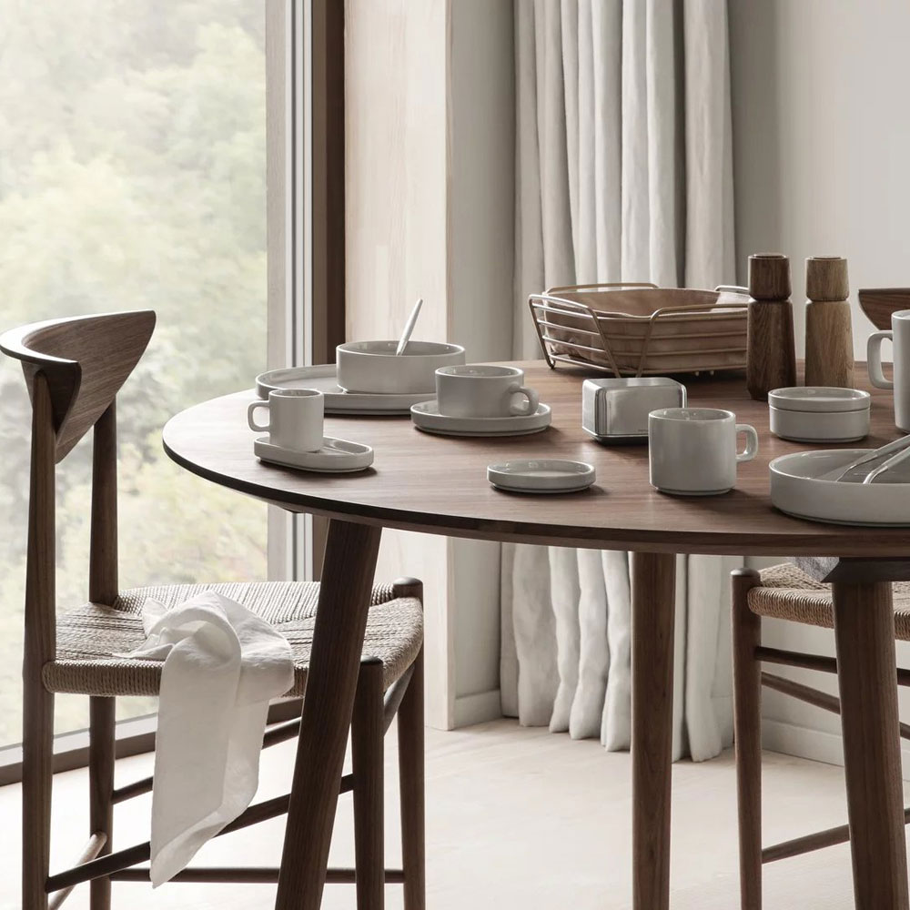 blomus - PILAR 2x Teetasse mit Untersetzer moonbeam