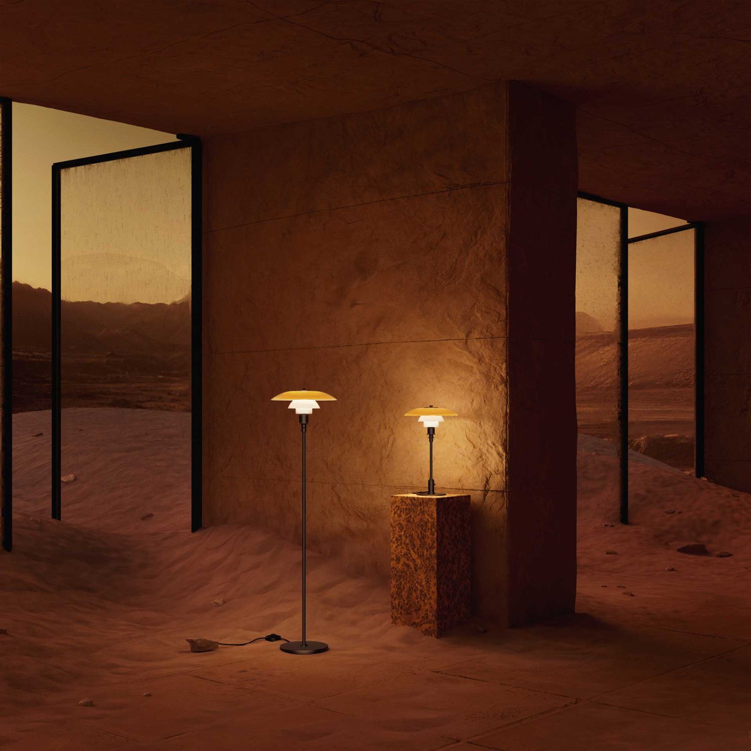 Louis Poulsen - PH 3 ½-2 ½ Stehleuchte Centenary Edition