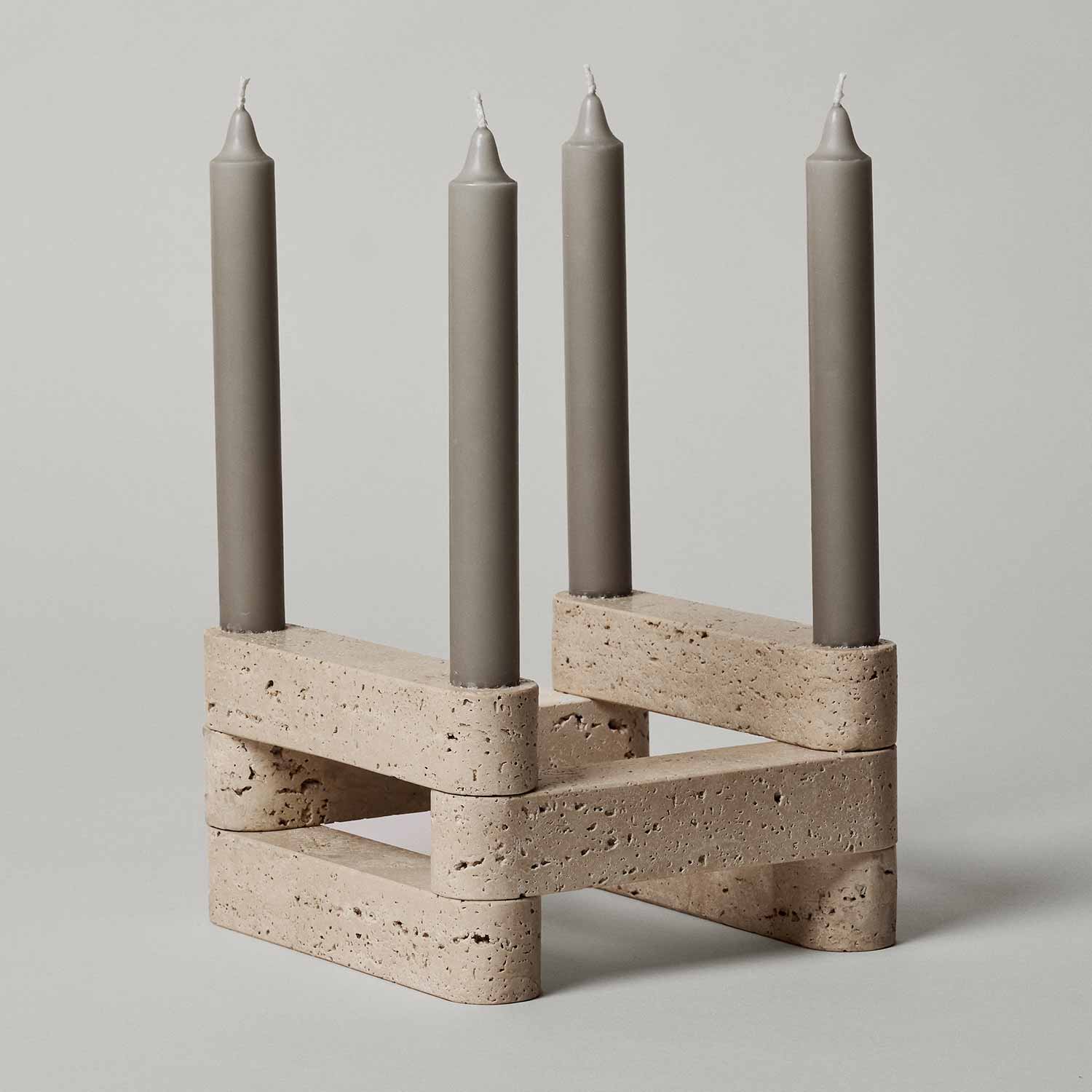 Ferm Living - Newel Modulares Kerzenhalter-4er-Set