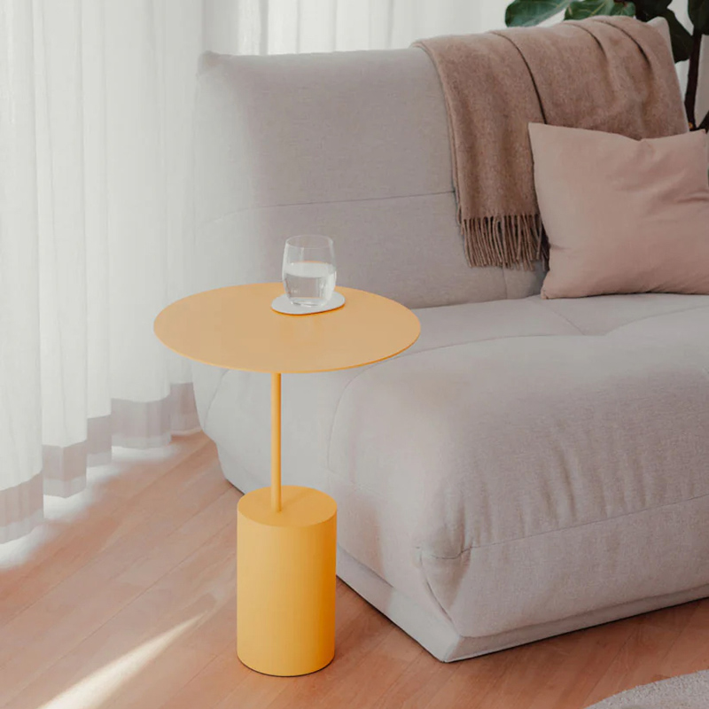 Metallbude - Ciro Beistelltisch pink lemonade