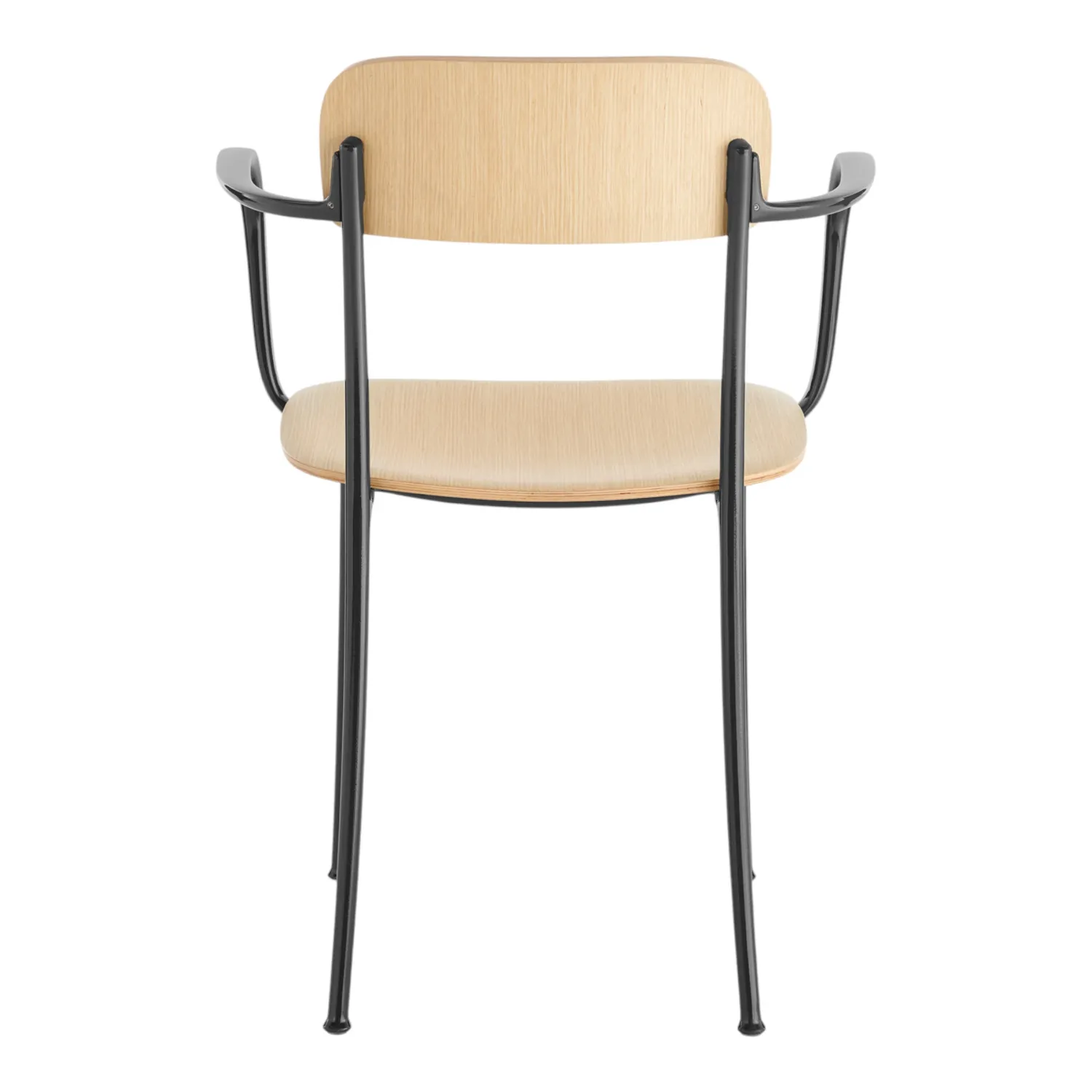 Kartell - Savoia Kleiner Holzsessel Eiche hell/anthrazit